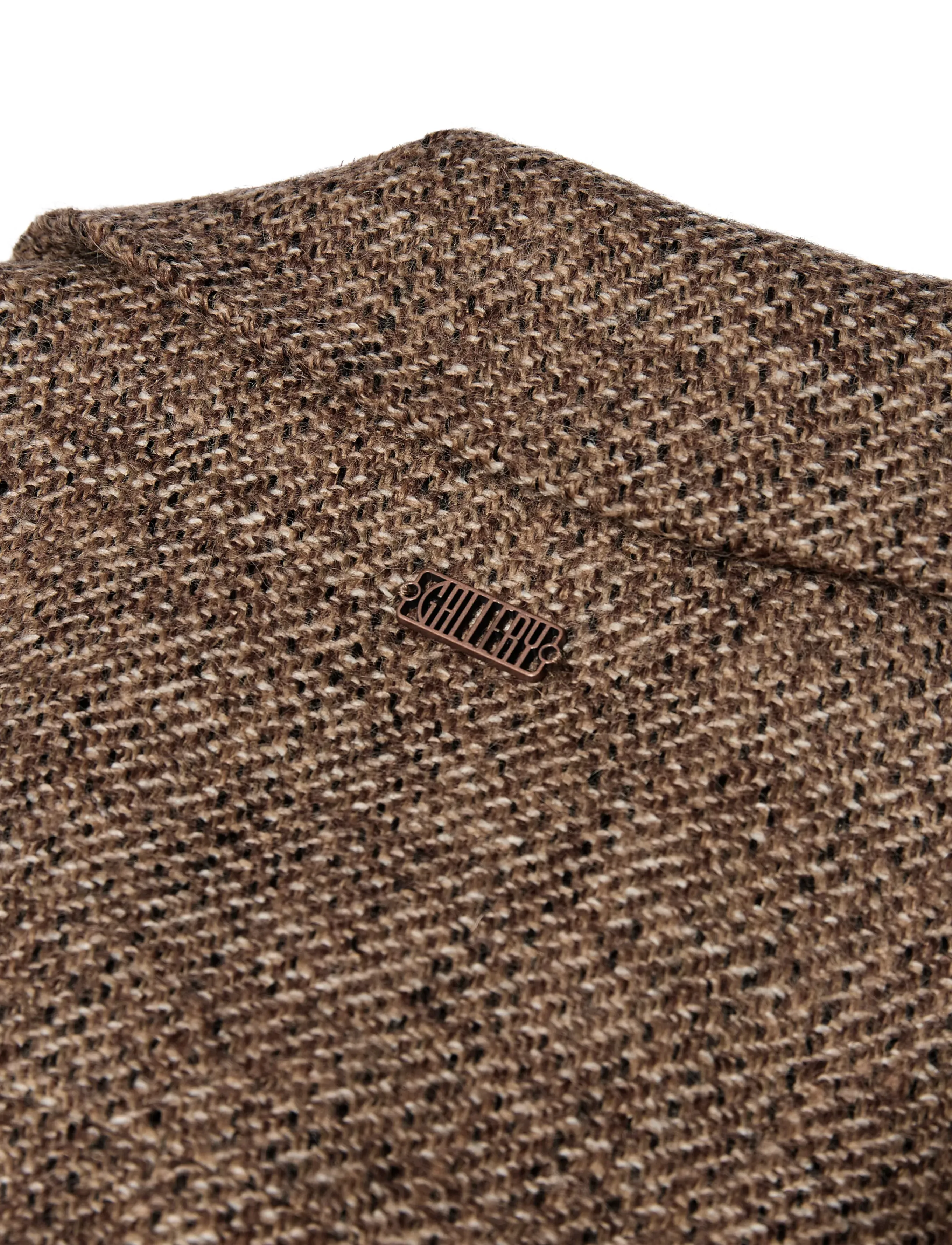 Mos Mosh Gallery - MMGBarkley Tweed Coat - winter jackets - chocolate brown melange - 4