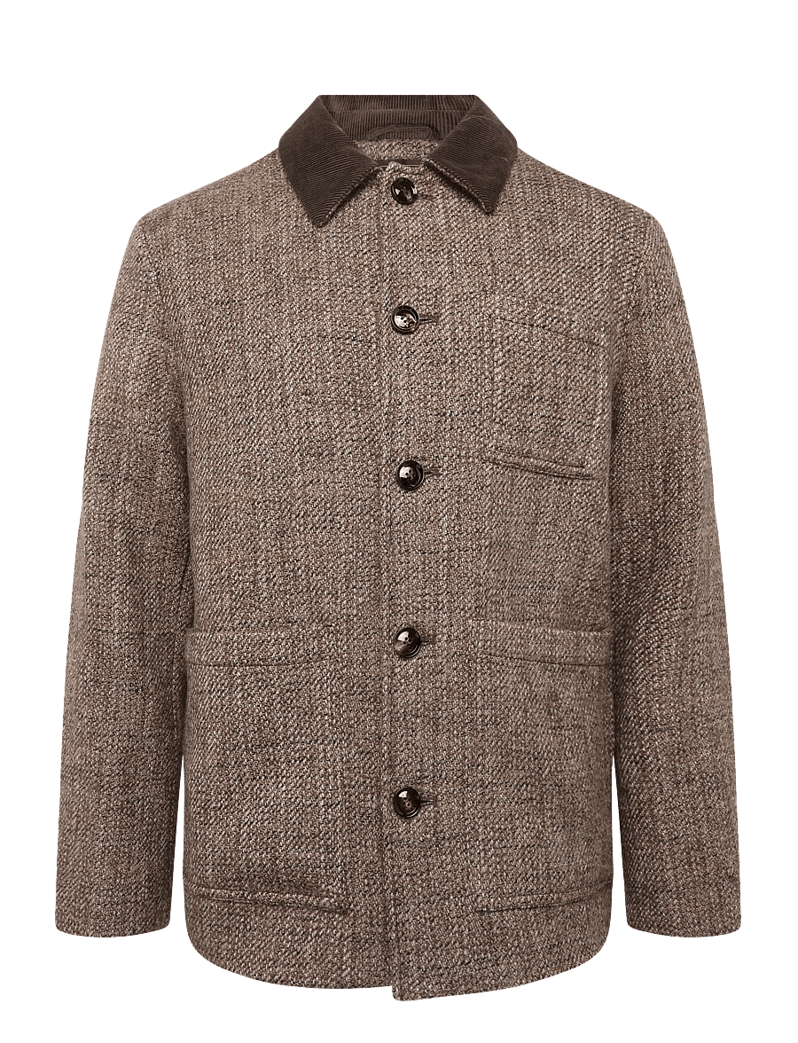 Mos Mosh Gallery - MMGWarren Tweed Jacket - jackets - chocolate brown - 0
