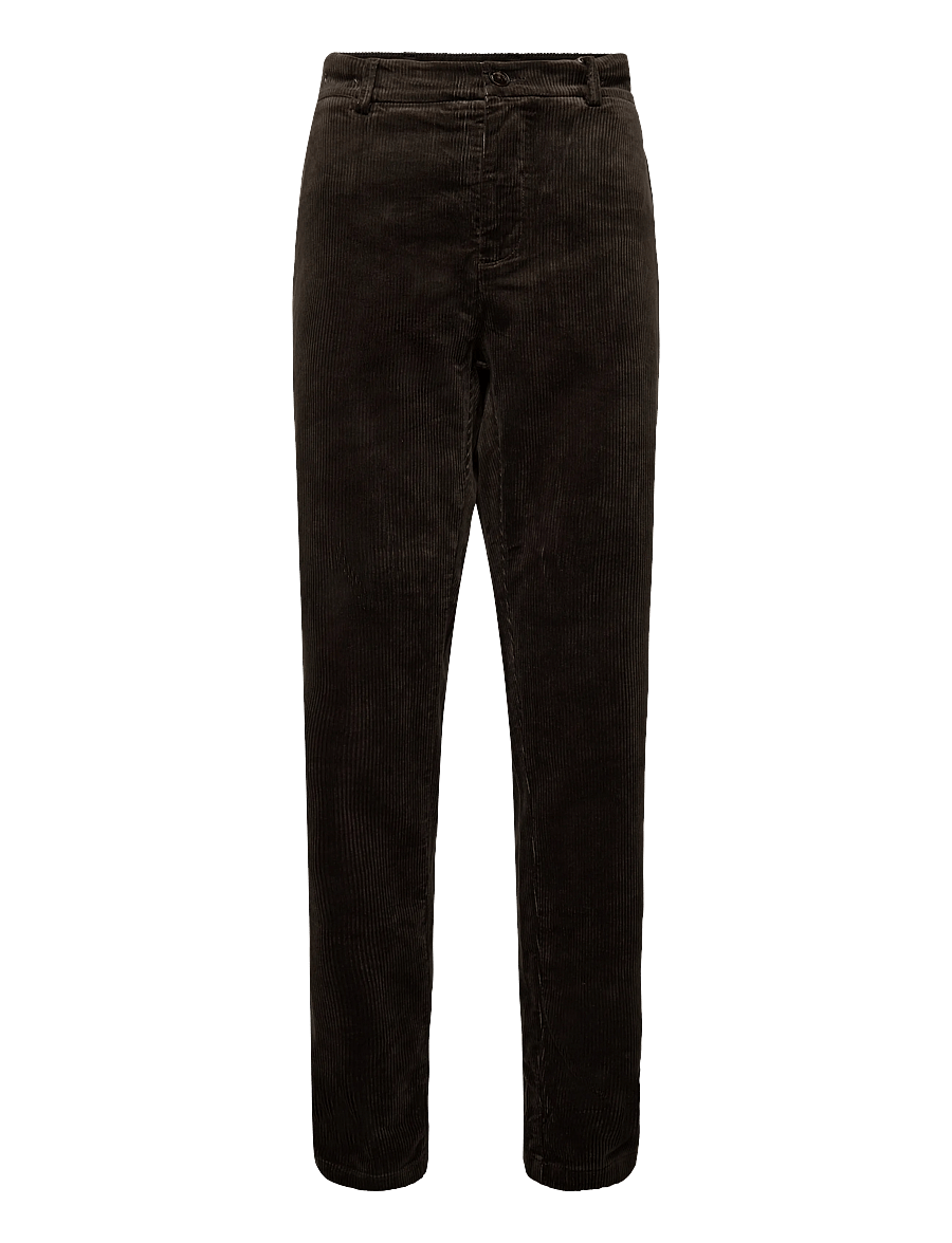 Mos Mosh Gallery - MMGHunt Corduroy Pant - vabaajapüksid - black coffee - 0
