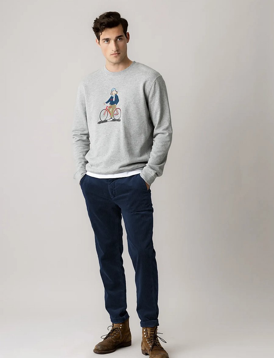 Mos Mosh Gallery - MMGHunt Corduroy Pant - hversdagsbuxur - navy - 0