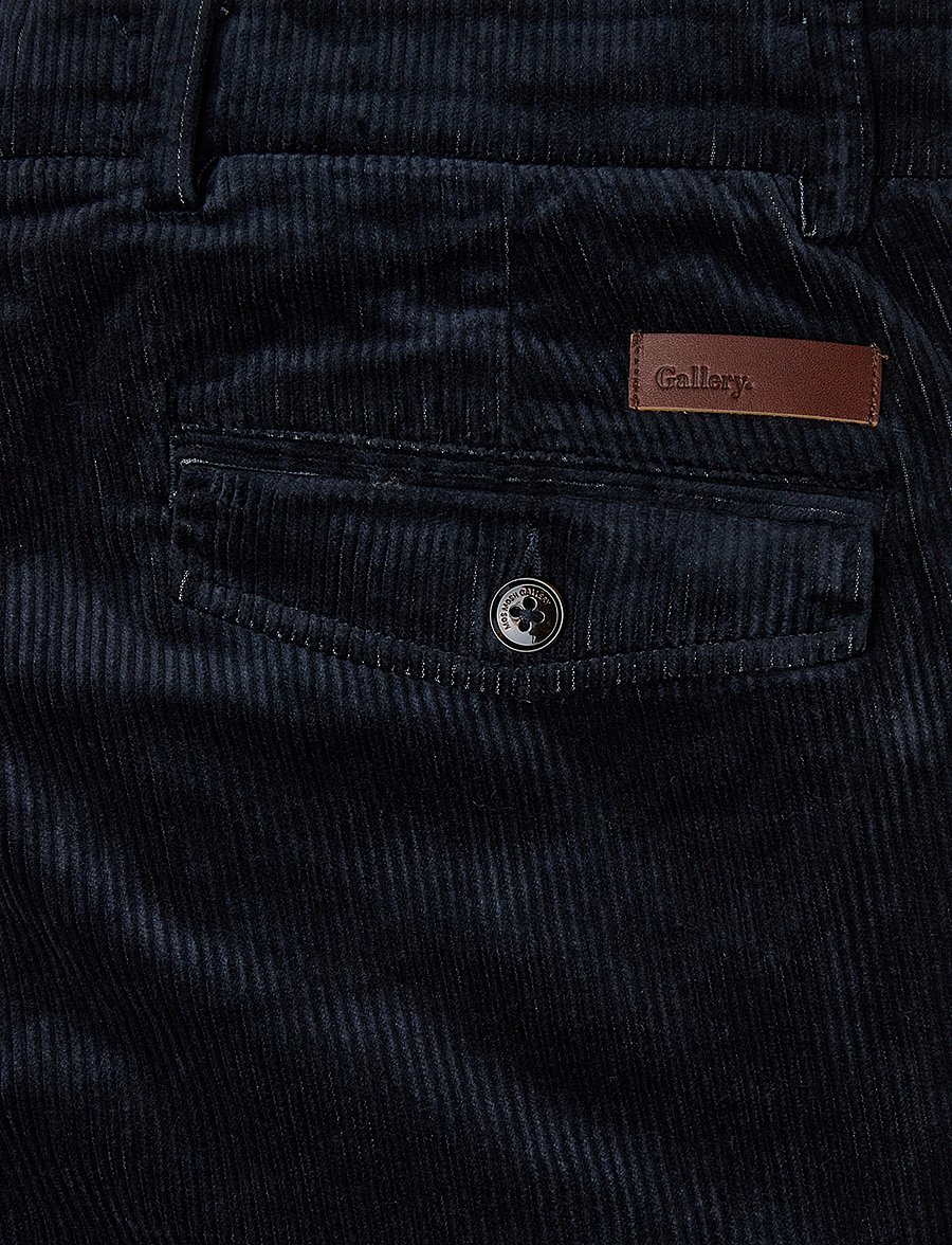 Mos Mosh Gallery - MMGHunt Corduroy Pant - freizeithosen - navy - 4