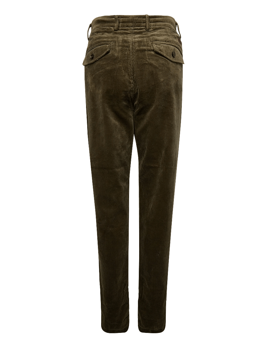 Mos Mosh Gallery - MMGHunt Corduroy Pant - vabaajapüksid - olive night - 1