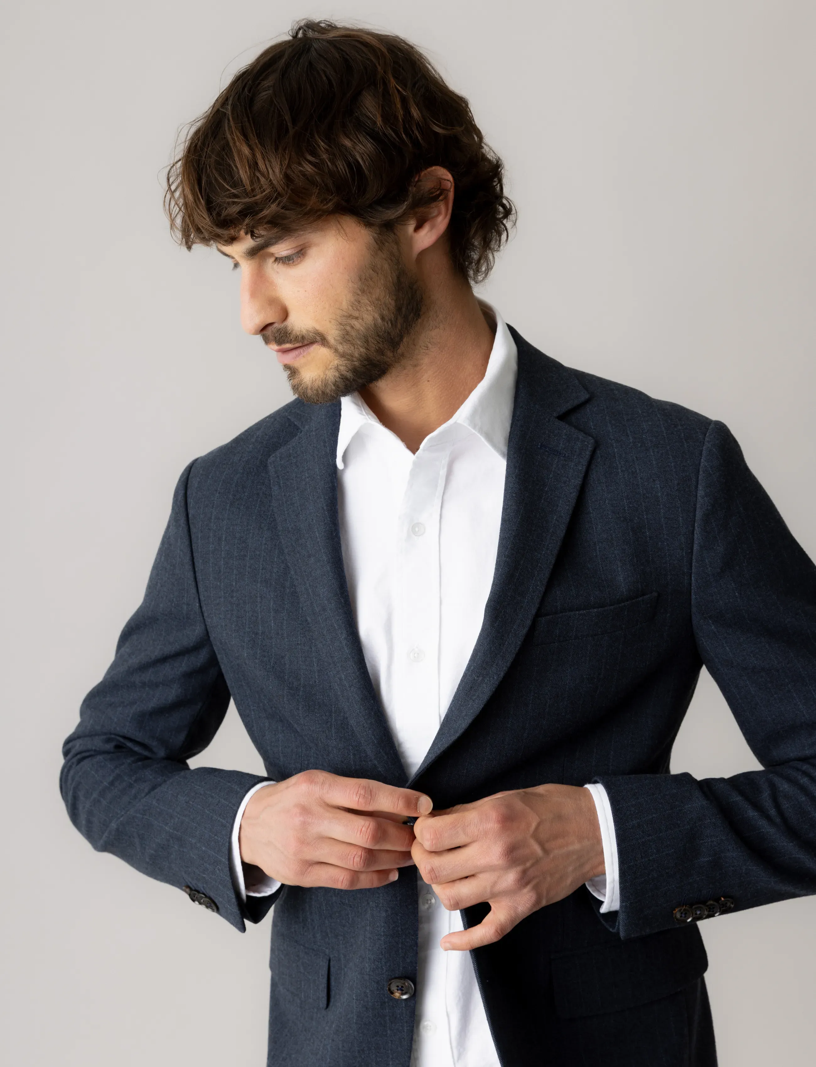 Mos Mosh Gallery - MMGJames Pin Soft Blazer - salute navy - 3