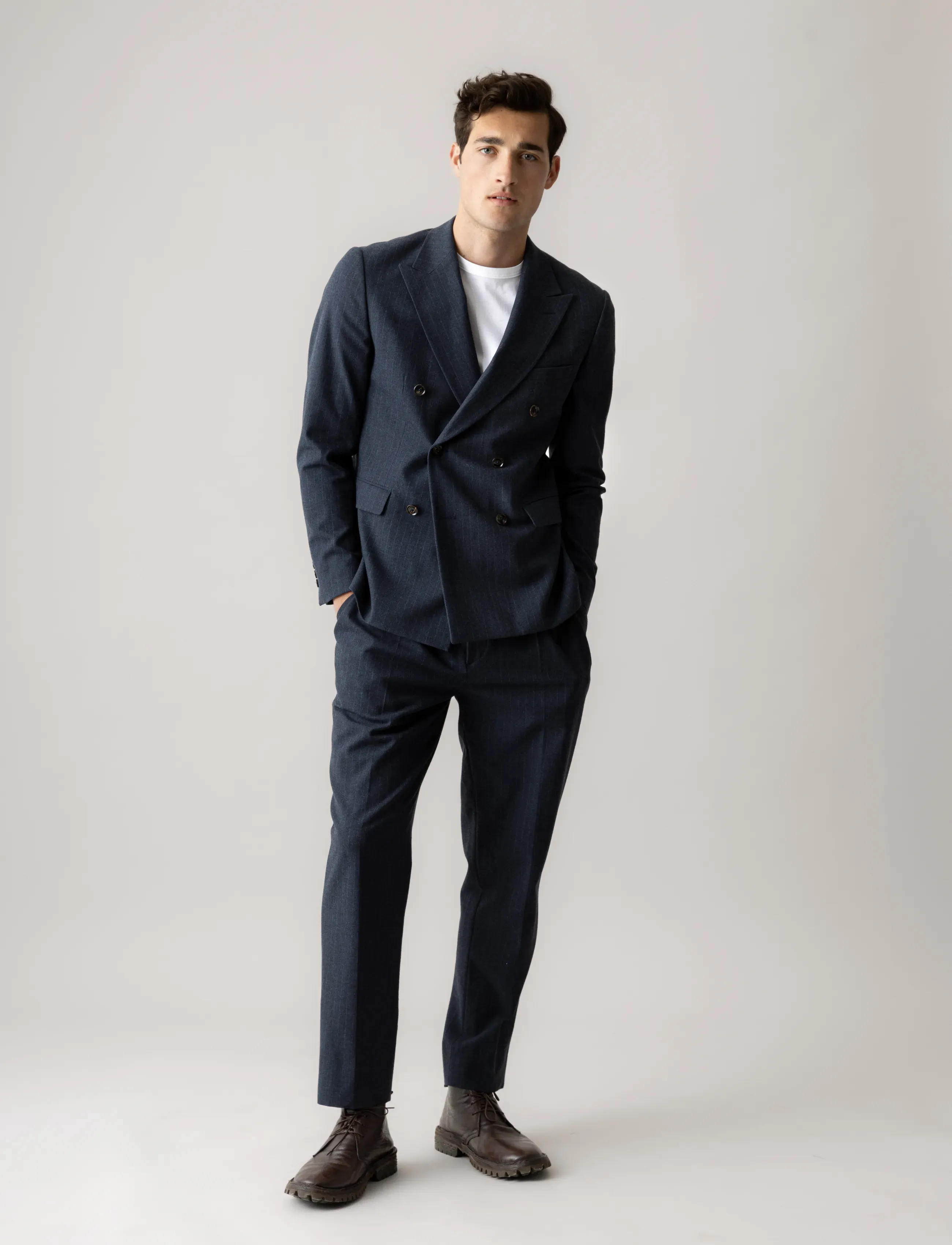Mos Mosh Gallery MMGBennett Pin Soft Pant - Kleidung - SALUTE NAVY / navy