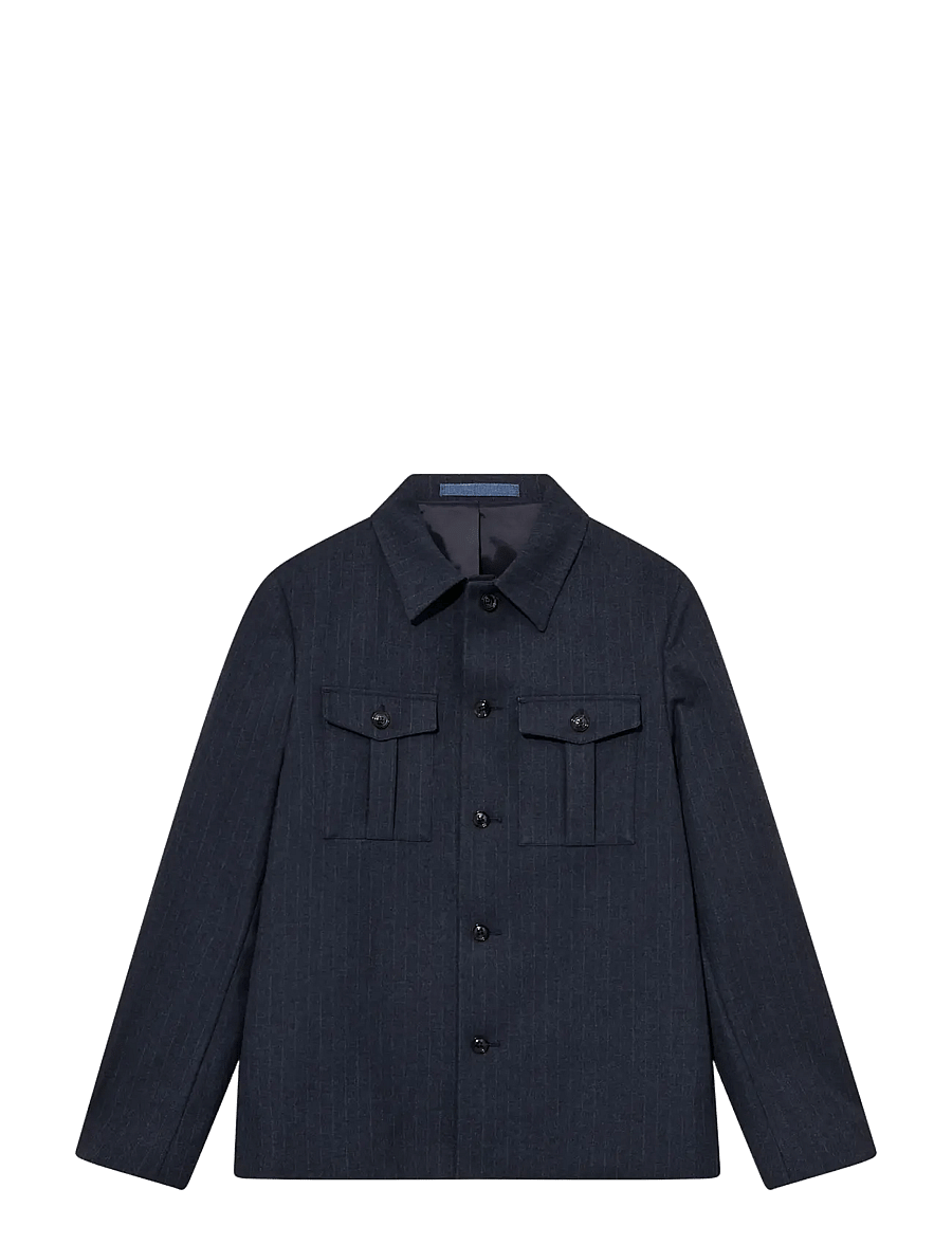 Mos Mosh Gallery - MMGJacob Pin Soft Overshirt - herbstjacken - salute navy - 1