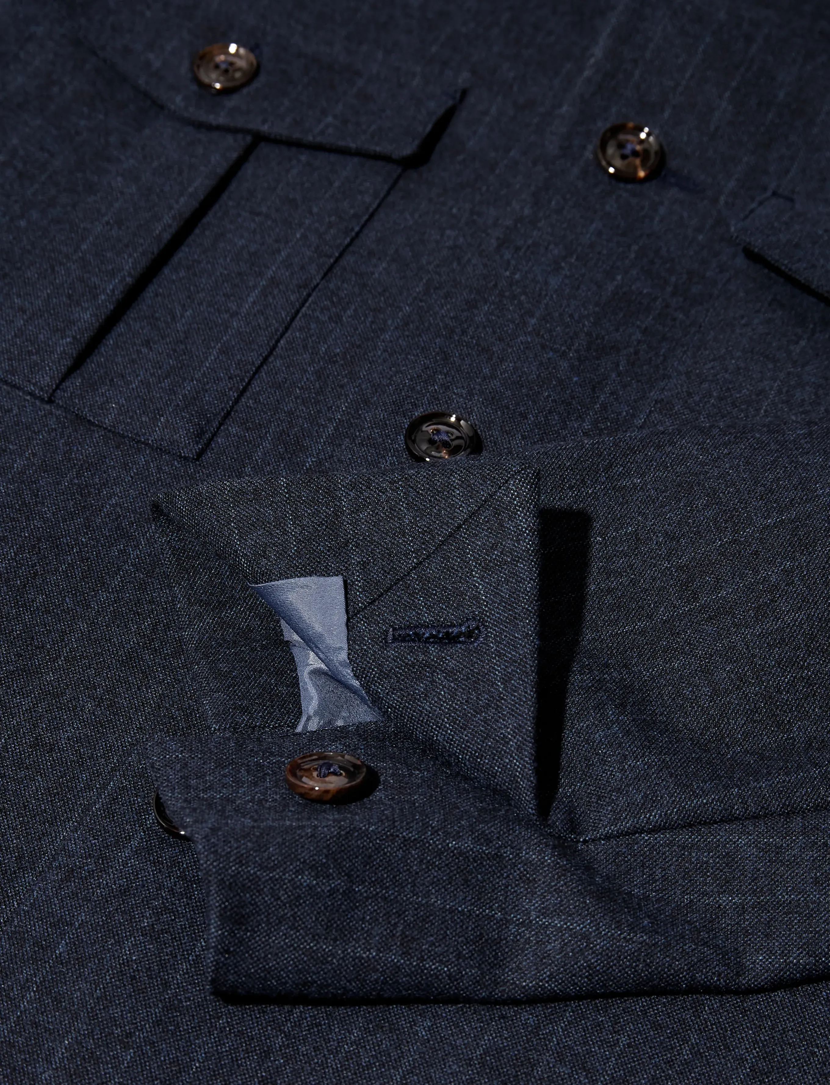 Mos Mosh Gallery - MMGJacob Pin Soft Overshirt - herbstjacken - salute navy - 5