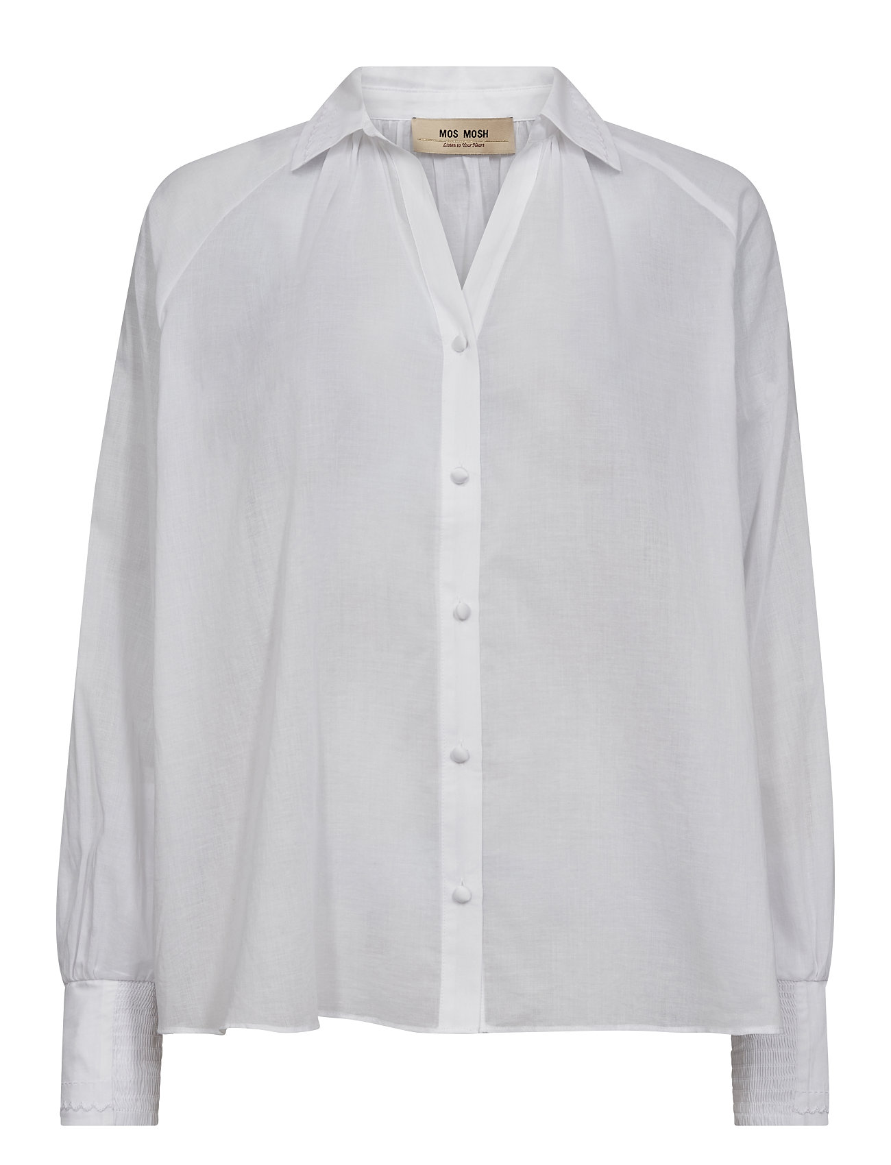 MOS MOSH Mmmarcela Voile Shirt - White - S