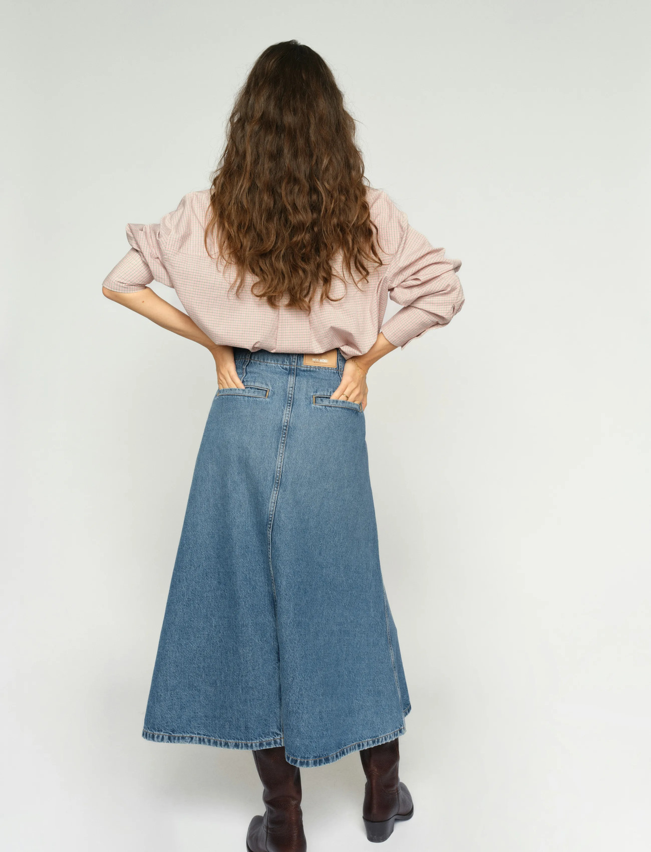 MOS MOSH Mmleala Denim Skirt - Blue - 24