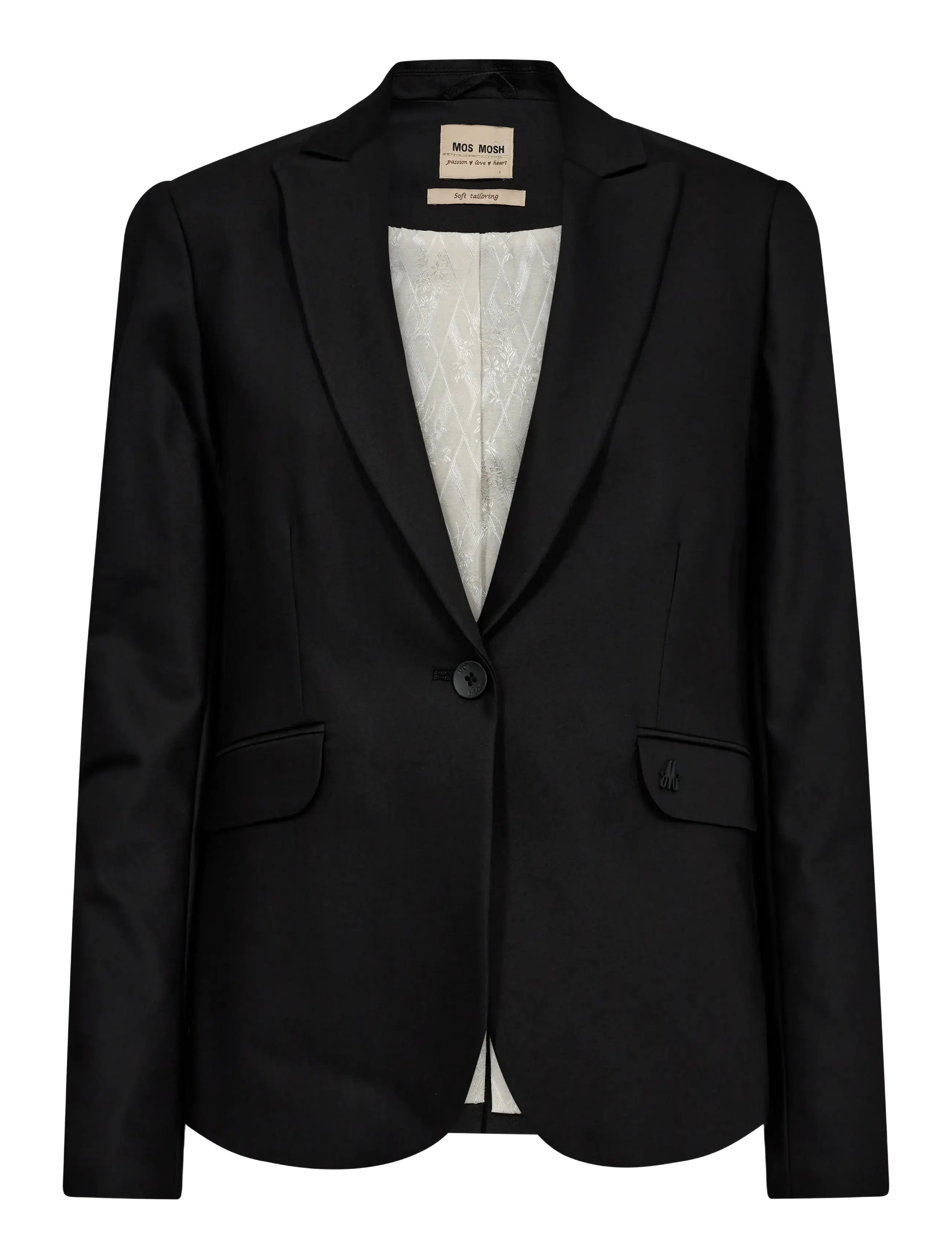 MOS MOSH Blake Night Blazer - Blazer - BLACK / black