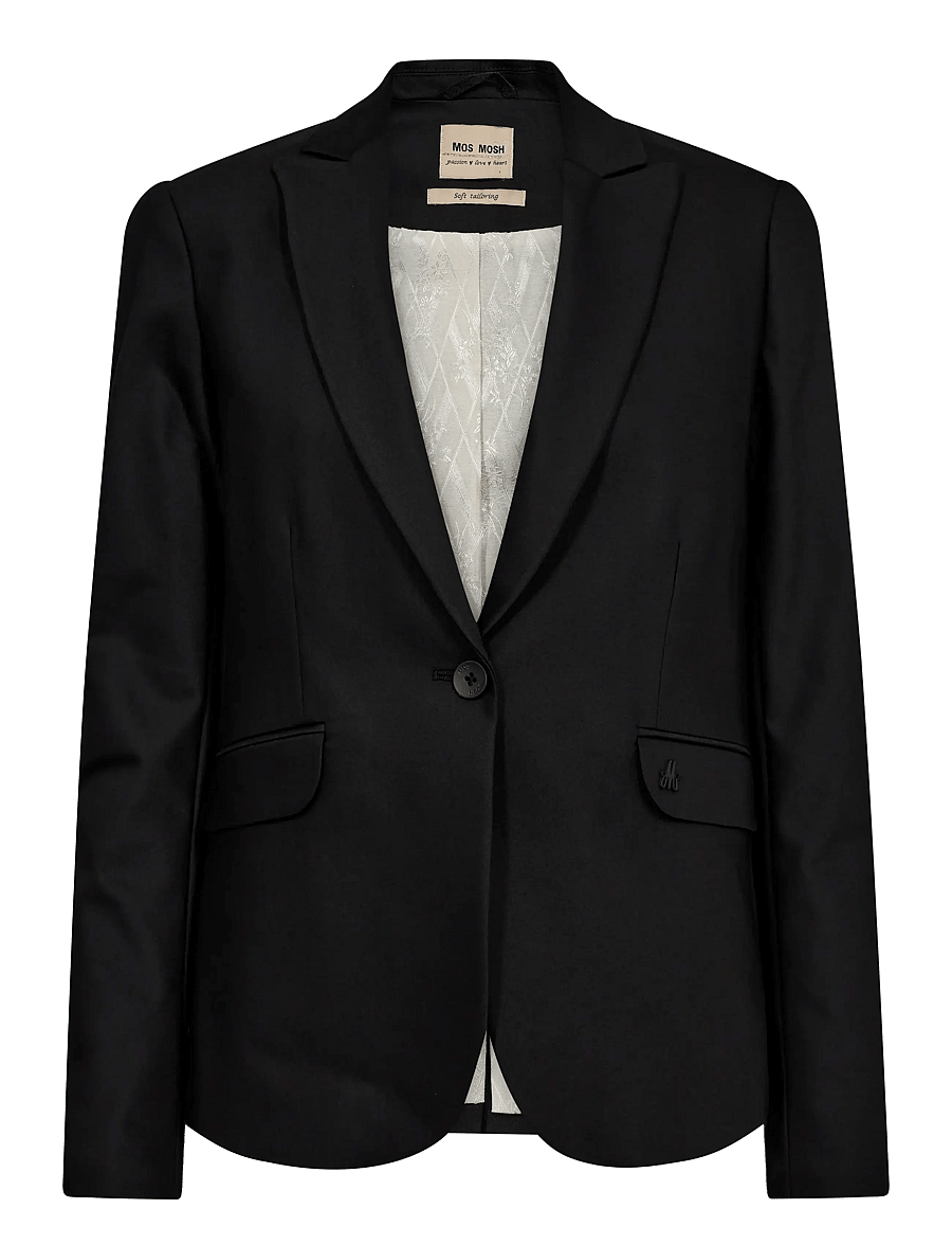 MOS MOSH - Blake Night Blazer - einreihige blazer - black - 1