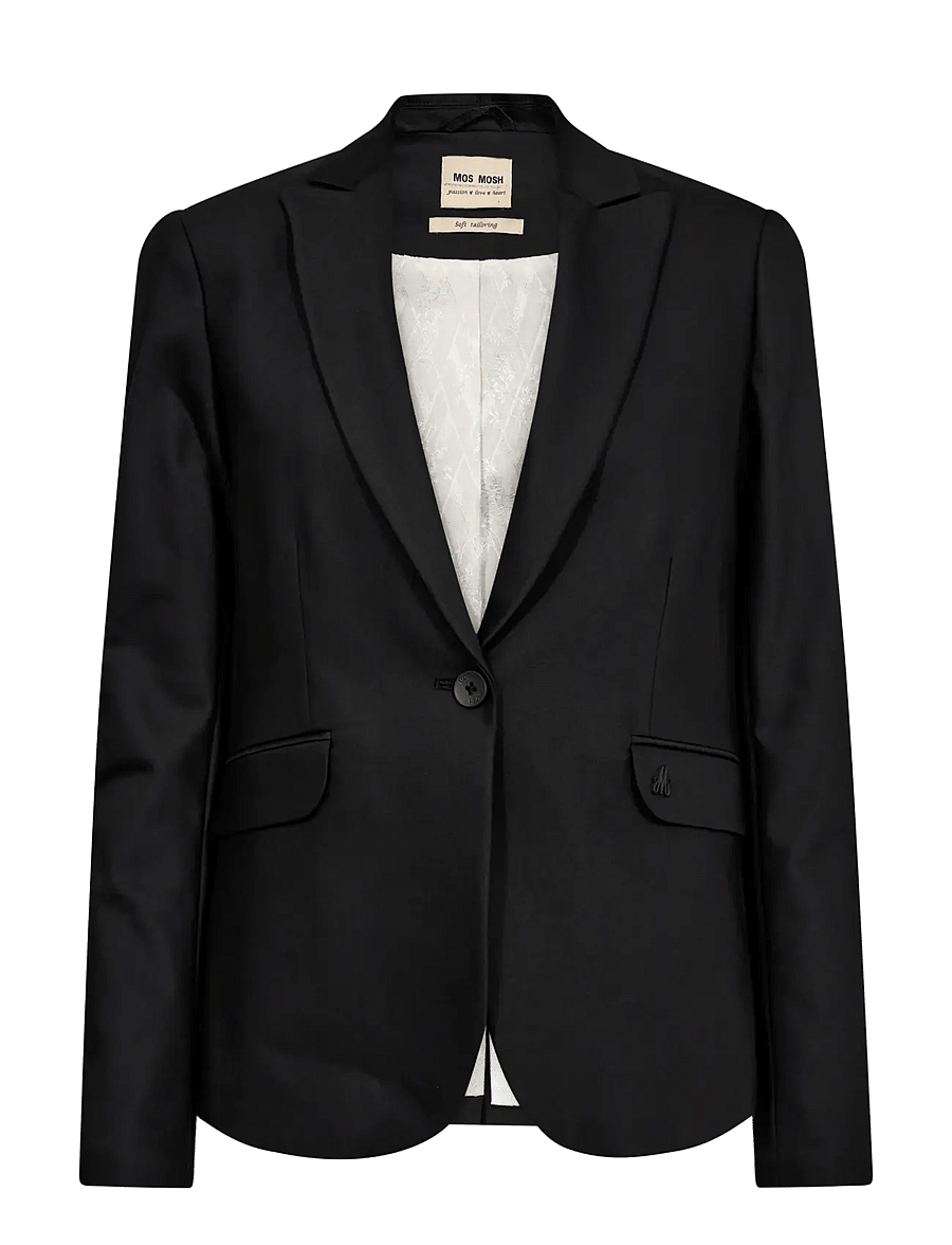 MOS MOSH - MMBlake Night Blazer - enkeltradede blazere - black - 1