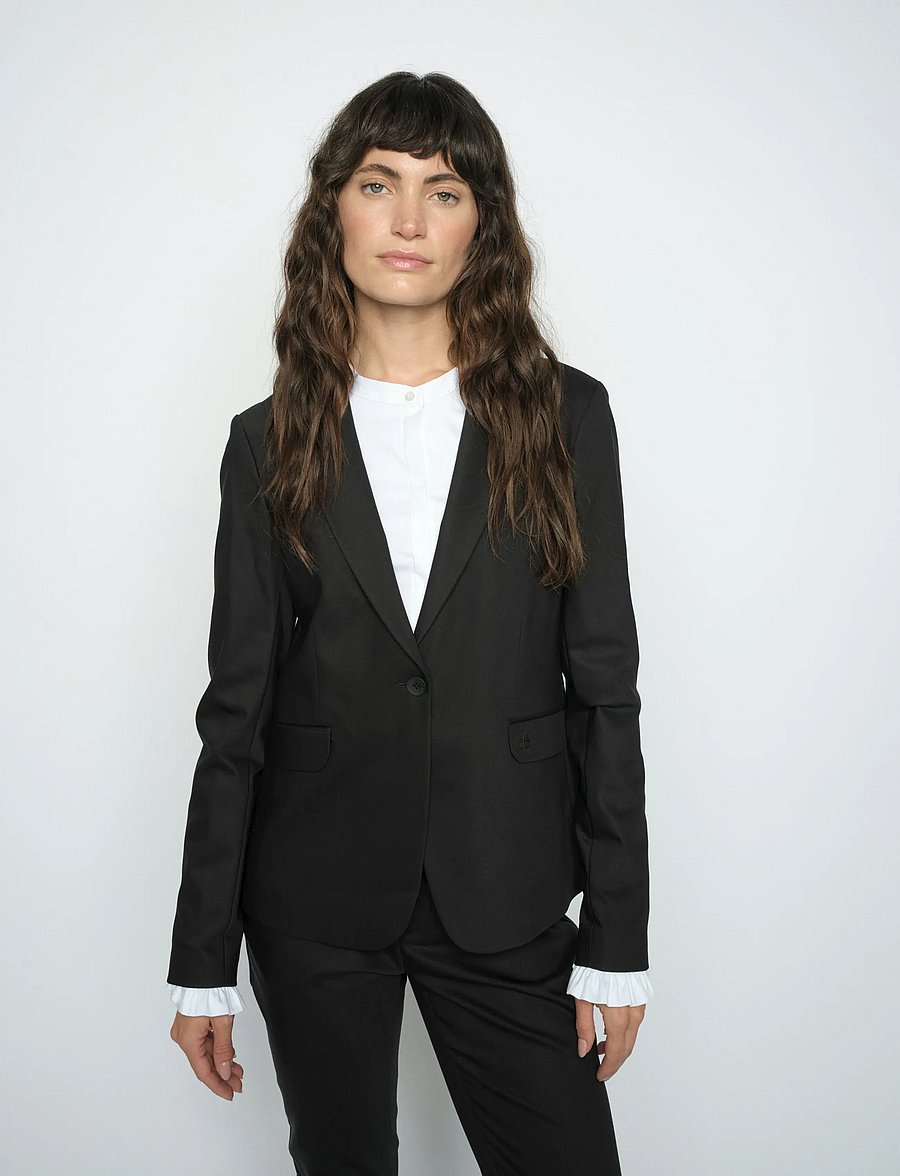 MOS MOSH - MMBlake Night Blazer - enkeltradede blazere - black - 0