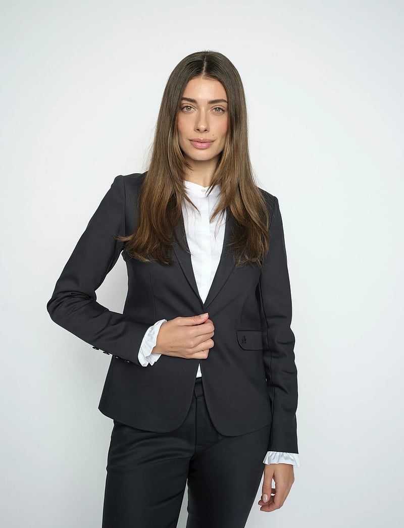 MOS MOSH - Blake Night Blazer - enkeltradede blazere - navy - 1