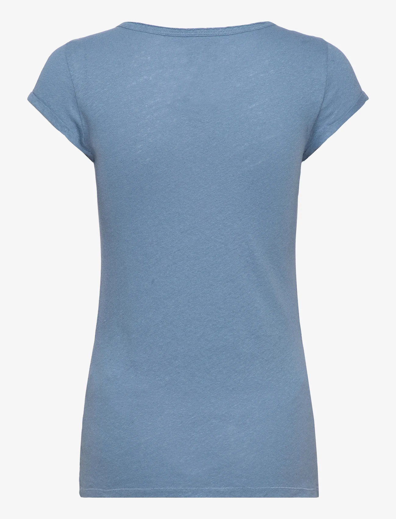 MOS MOSH - MMTroy Tee SS - t-shirts - blue shadow - 1