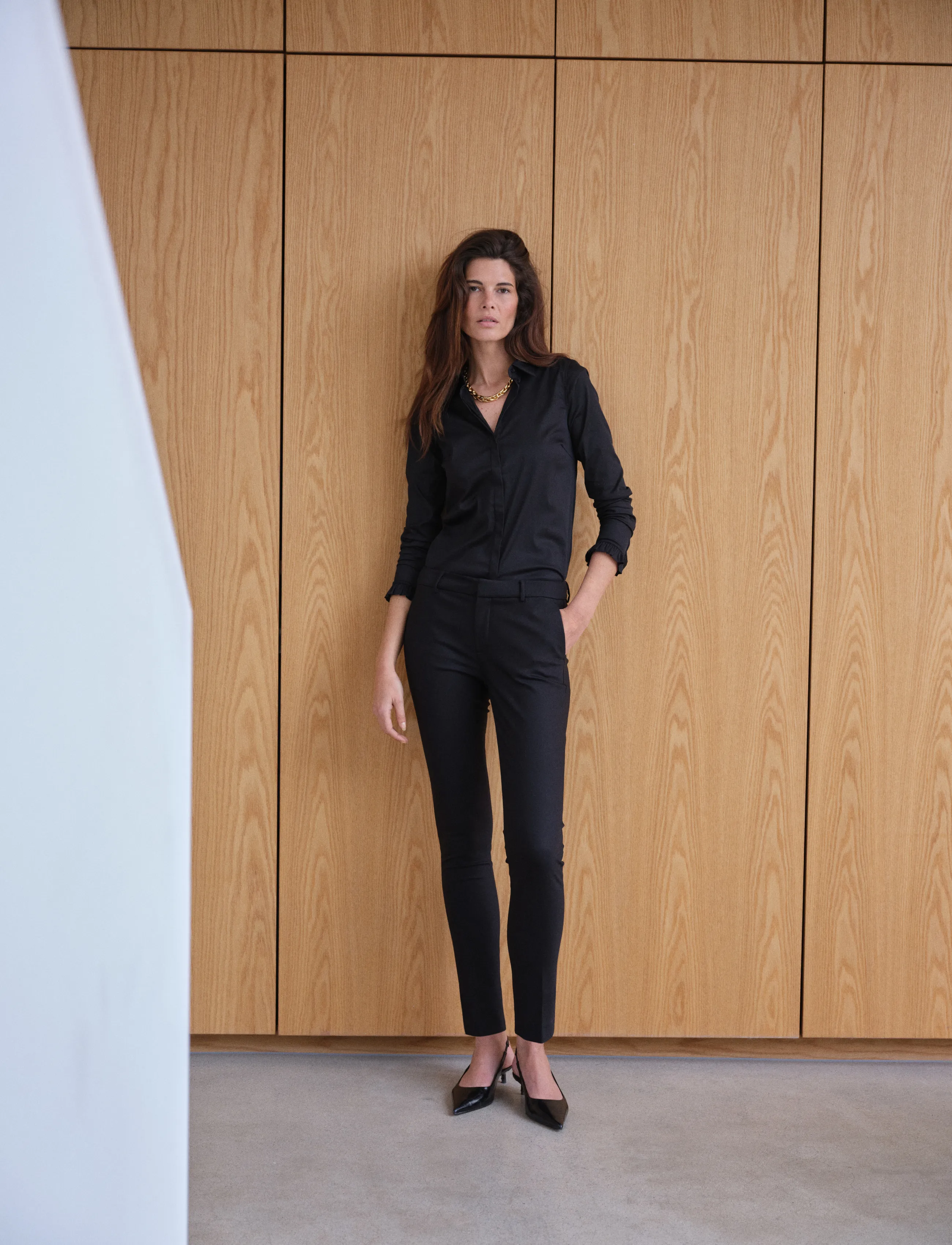 MOS MOSH - MMAbbey Night Pant - anzugshosen - black - 1