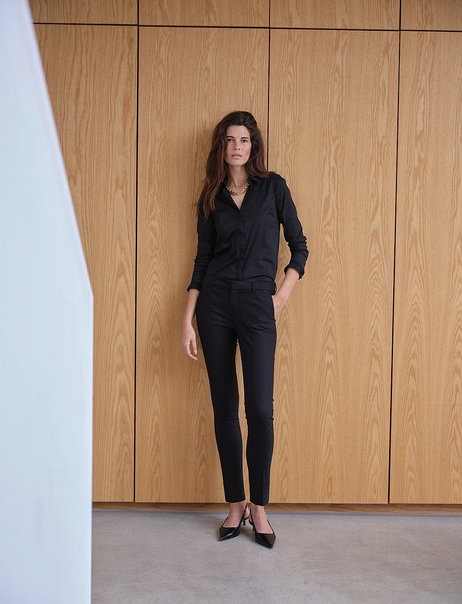 MOS MOSH - MMAbbey Night Pant - puvunhousut - black - 1