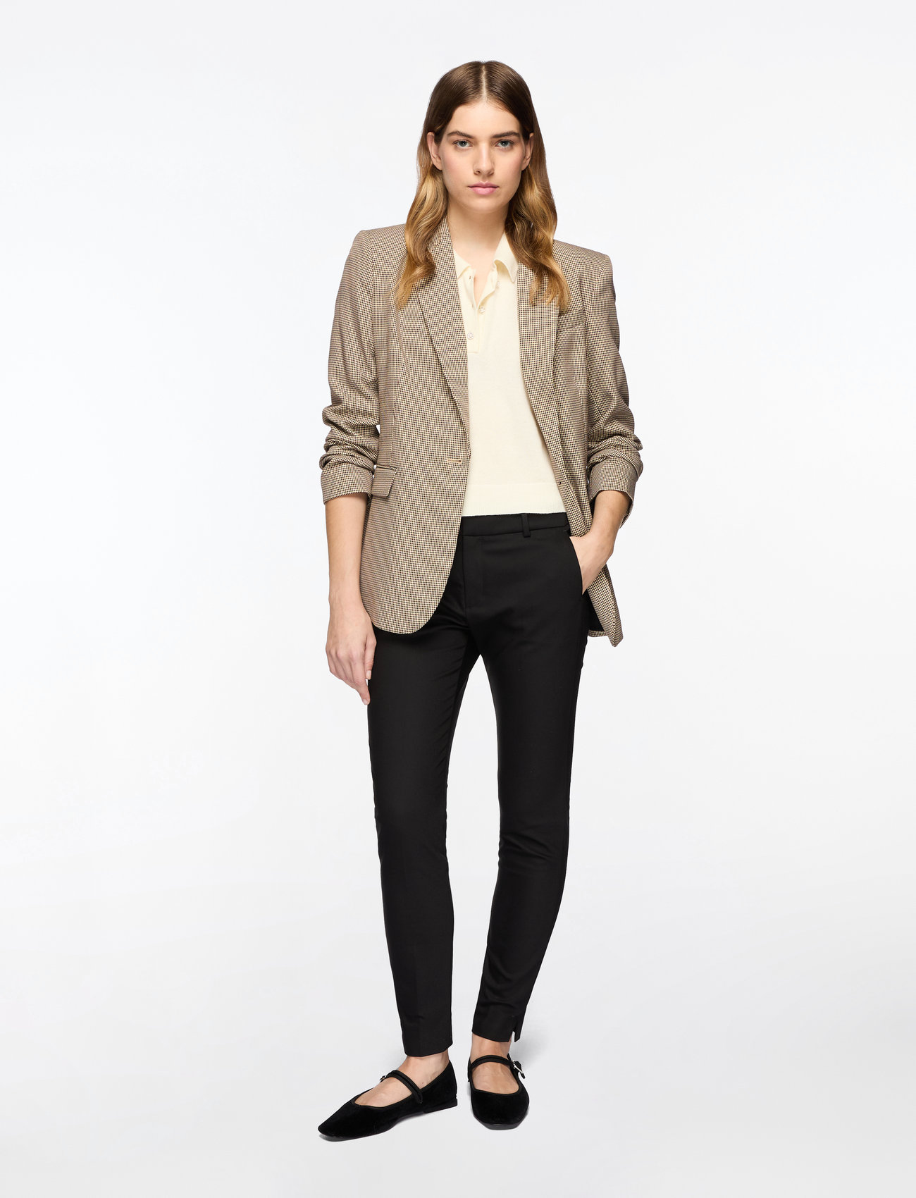 MOS MOSH - MMAbbey Night Pant - kostymbyxor - black - 2