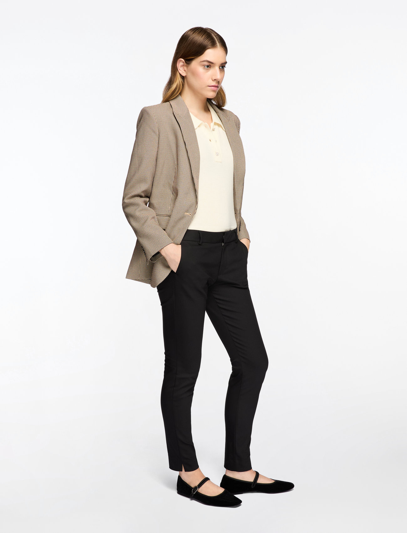 MOS MOSH - MMAbbey Night Pant - kostymbyxor - black - 3