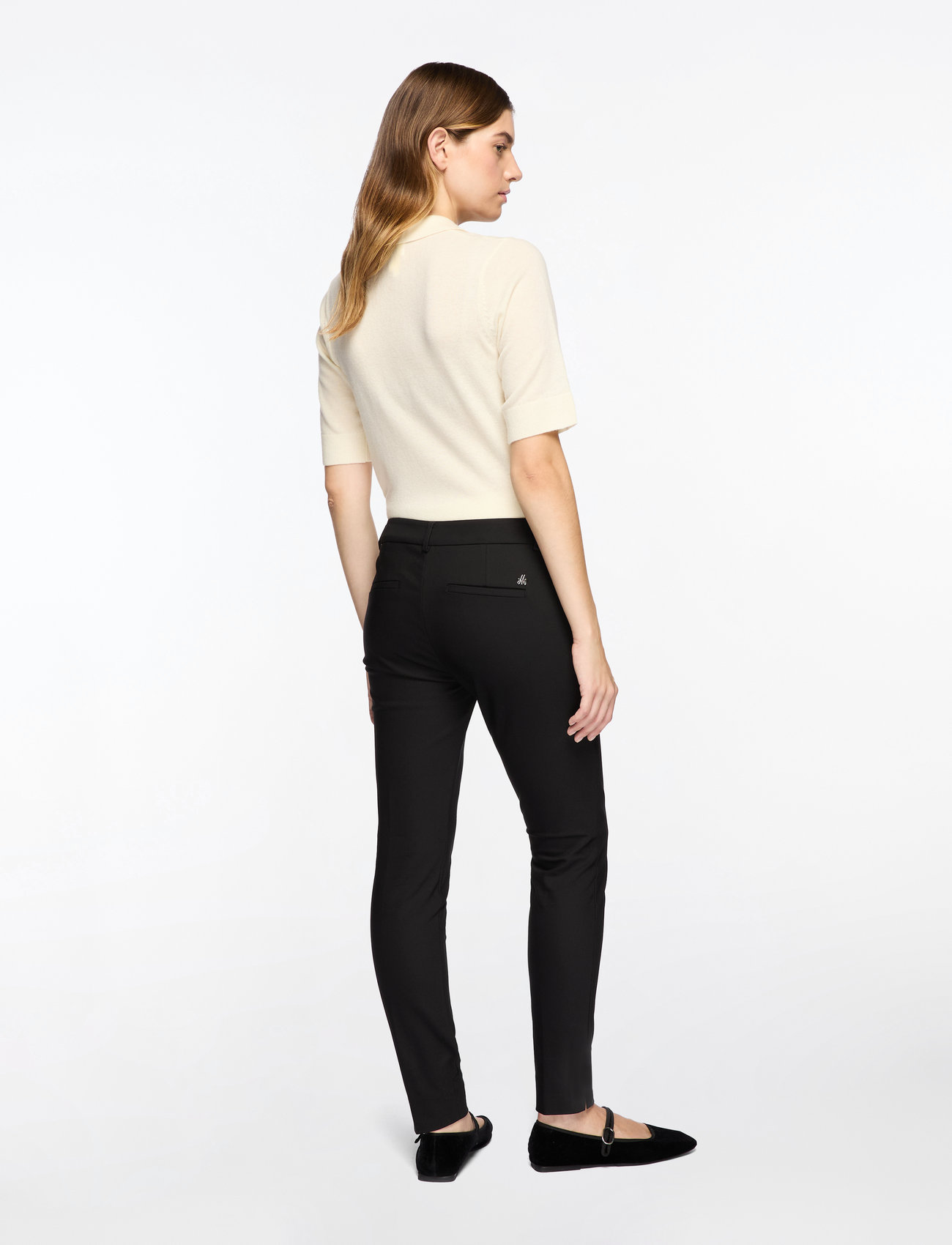 MOS MOSH - MMAbbey Night Pant - kostymbyxor - black - 4