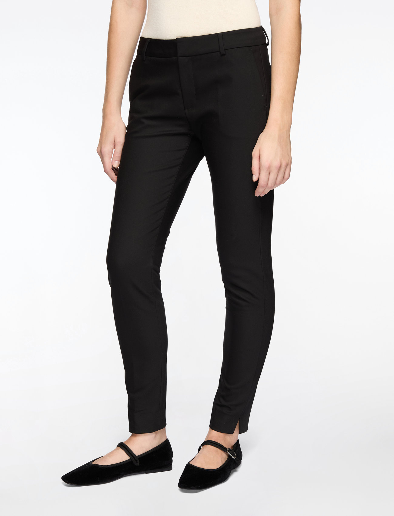 MOS MOSH - MMAbbey Night Pant - kostymbyxor - black - 0