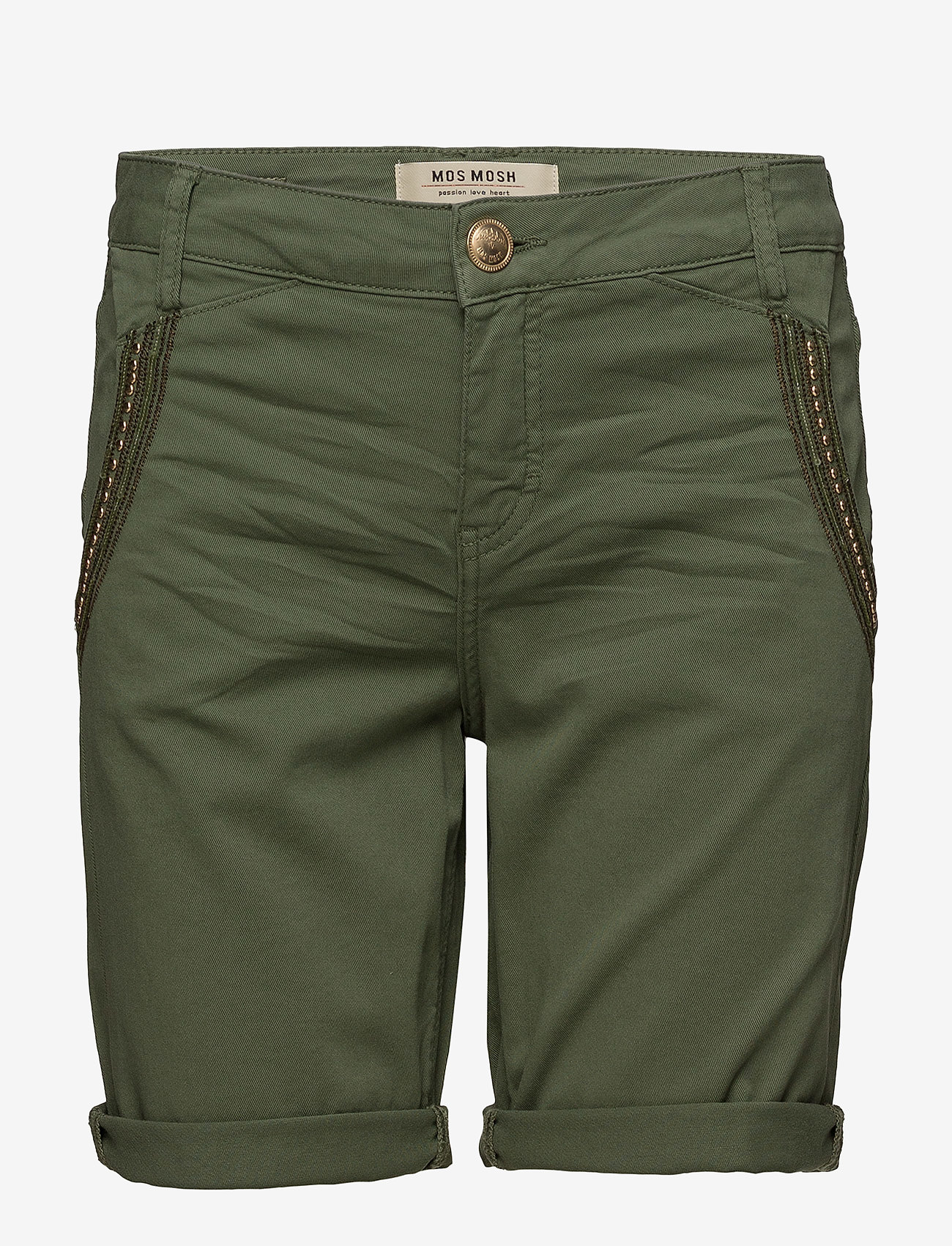 MOS MOSH - Etta Shine Shorts - army - 0