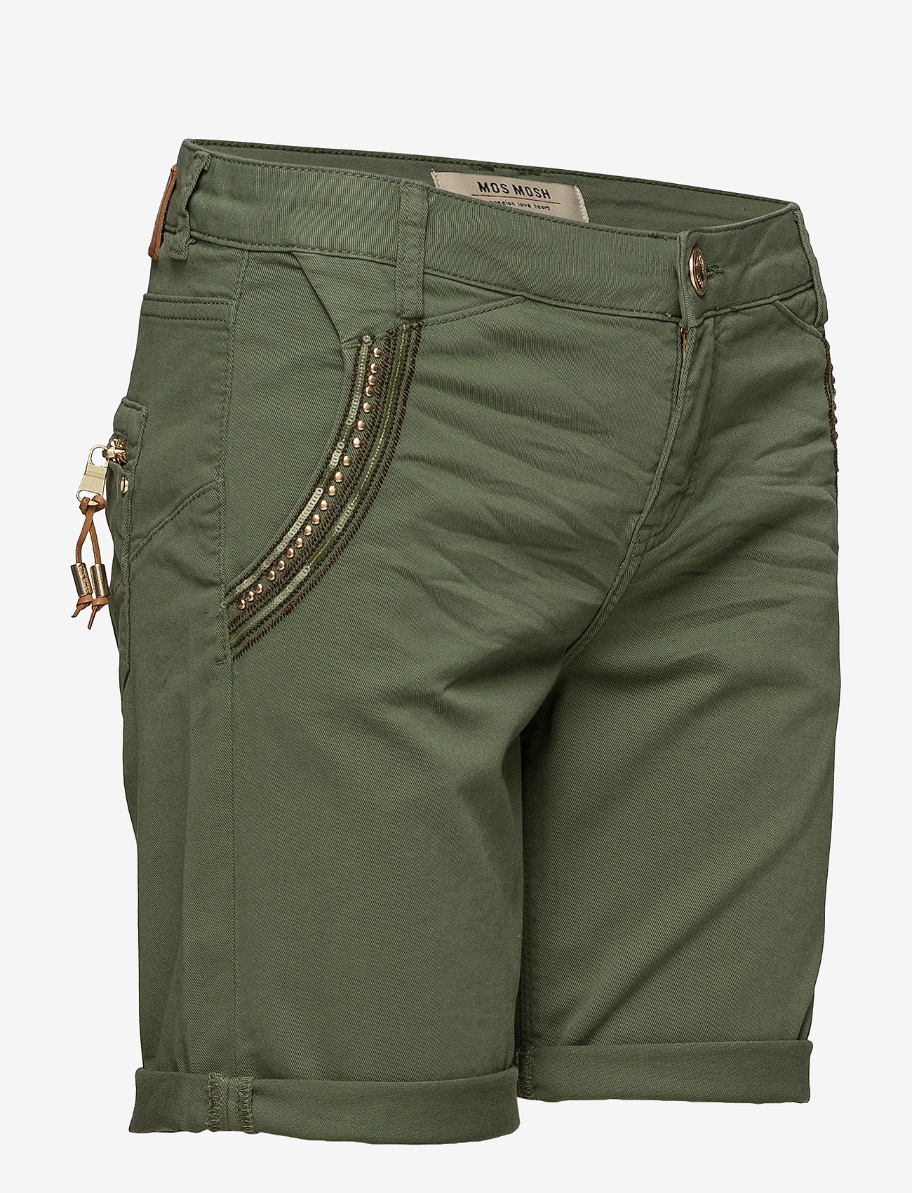 MOS MOSH - Etta Shine Shorts - army - 2