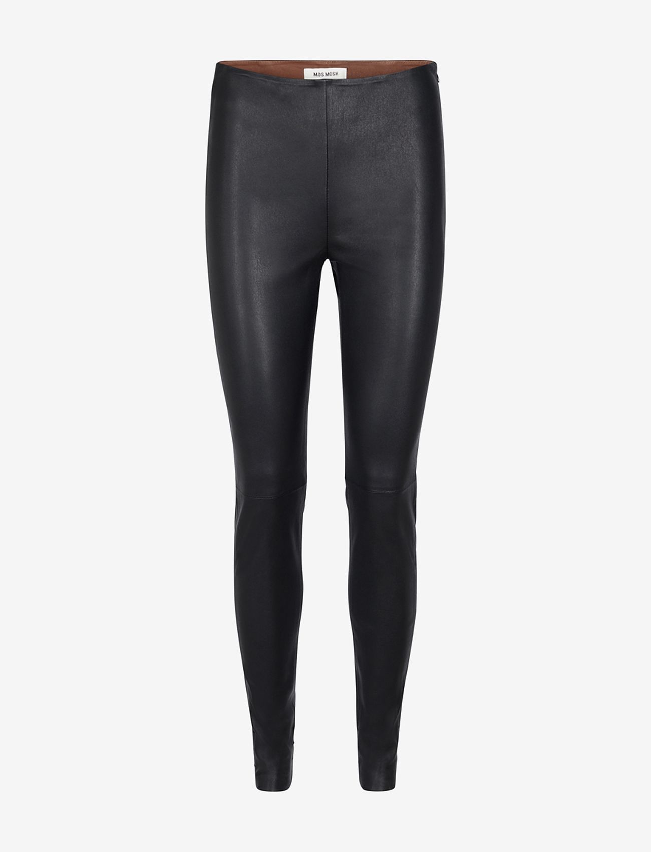 MOS MOSH - MMLUCILLE STRETCH LEATHER LEGGING - pantalons en cuir - black - 0