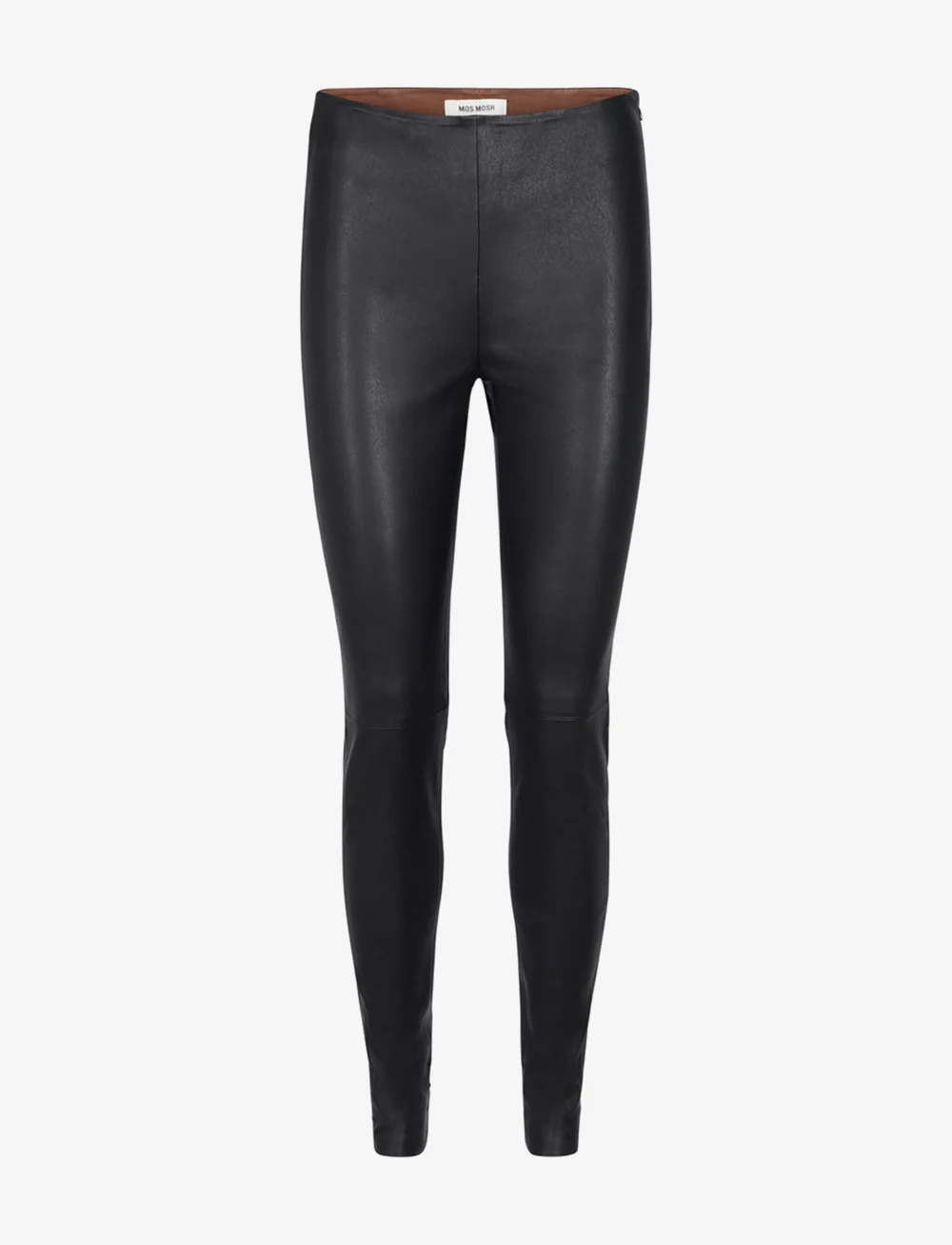 MOS MOSH - MMLUCILLE STRETCH LEATHER LEGGING - læderbukser - black - 0