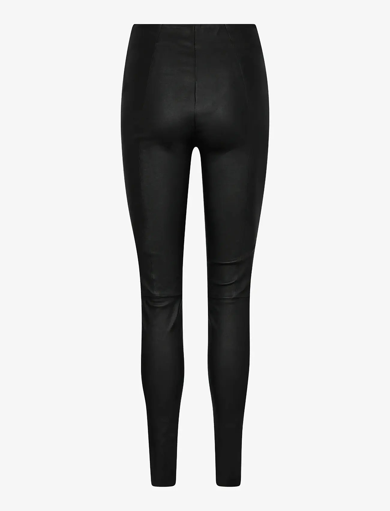 MOS MOSH - MMLUCILLE STRETCH LEATHER LEGGING - pantalons en cuir - black - 1