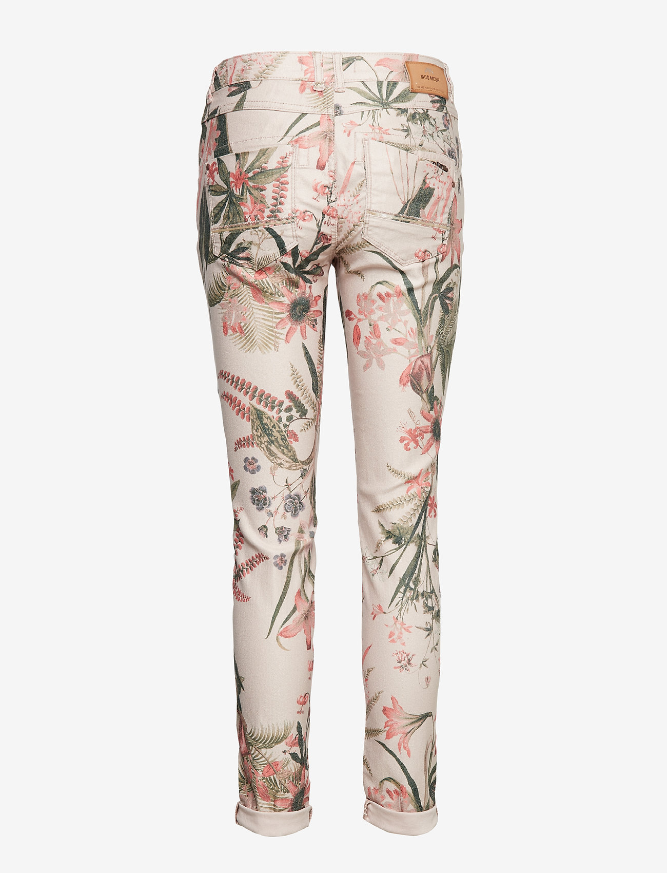 MOS MOSH - Naomi Shine Flower Pant - rose flower - 1