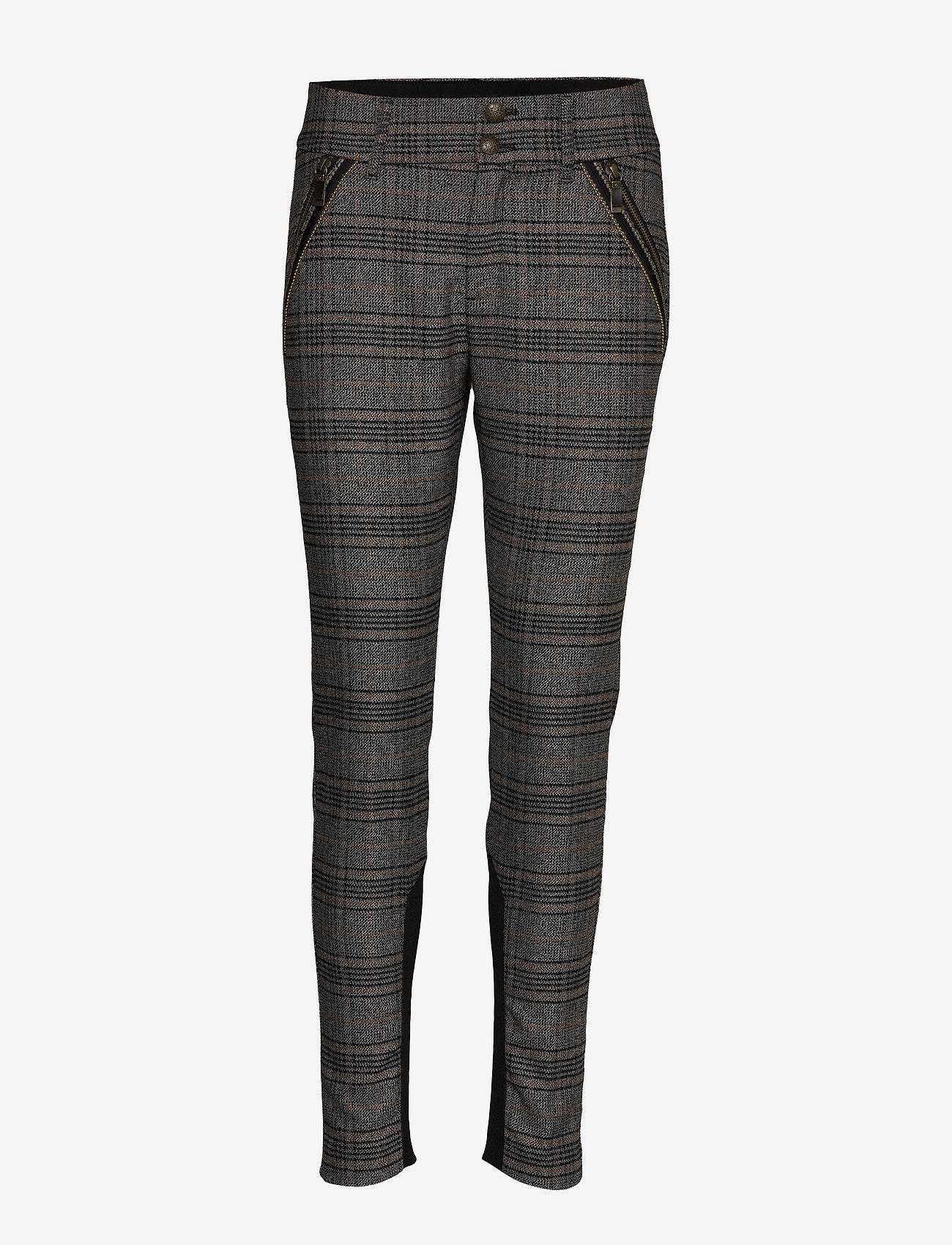 MOS MOSH - Milton Milano Pant - black check - 0