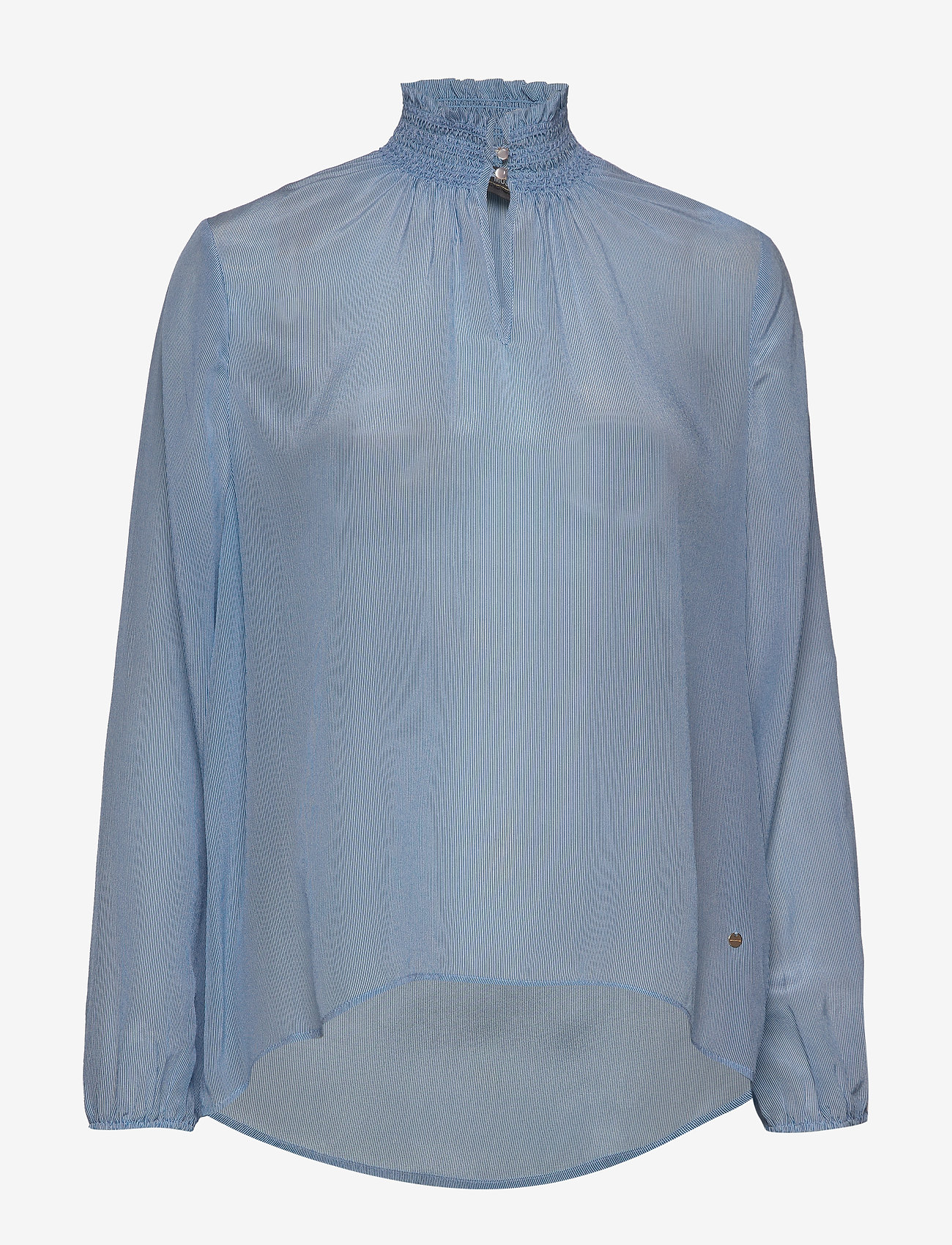 MOS MOSH - Gallia Silk Blouse - light blue stripe - 0