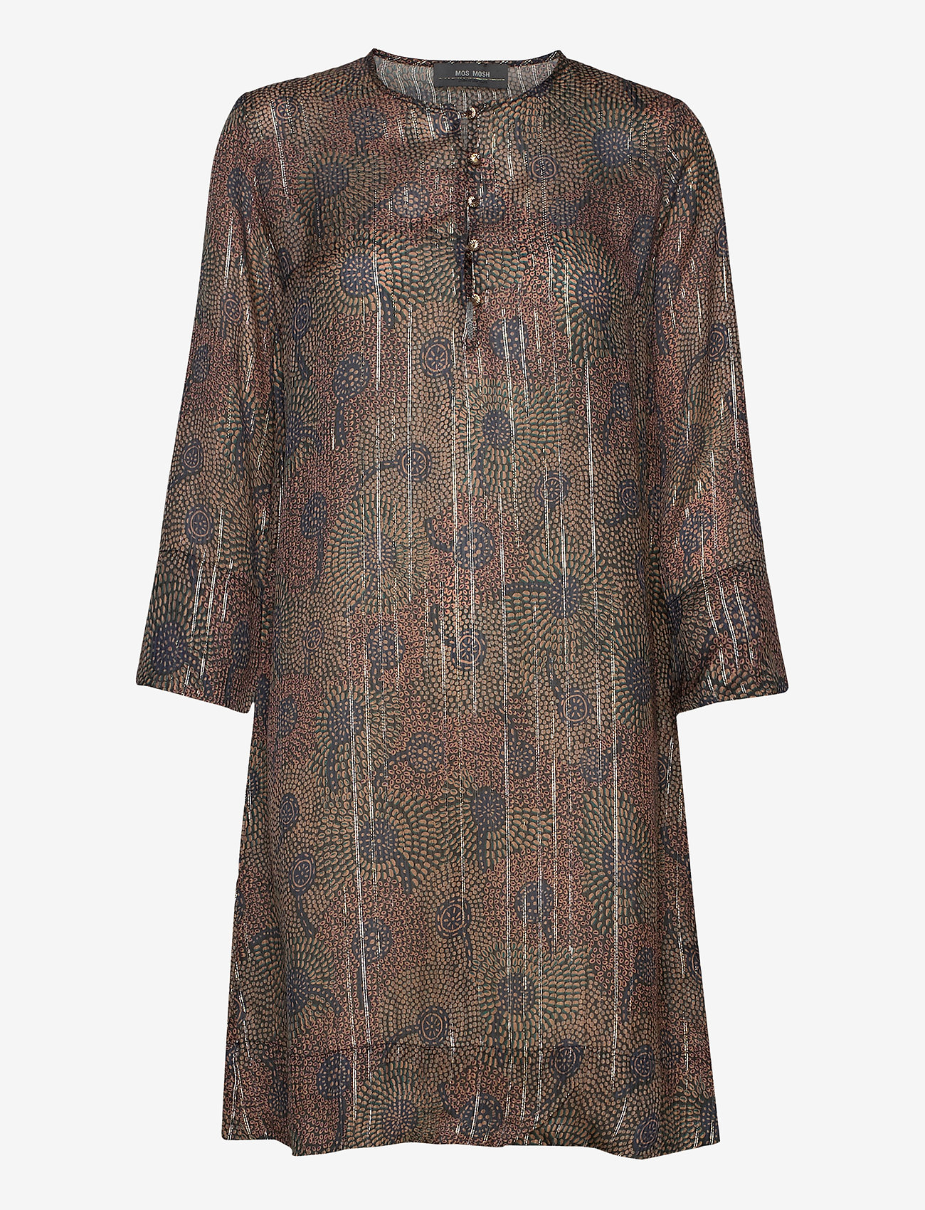 MOS MOSH - Brisa Peacock Dress - peacock print - 0