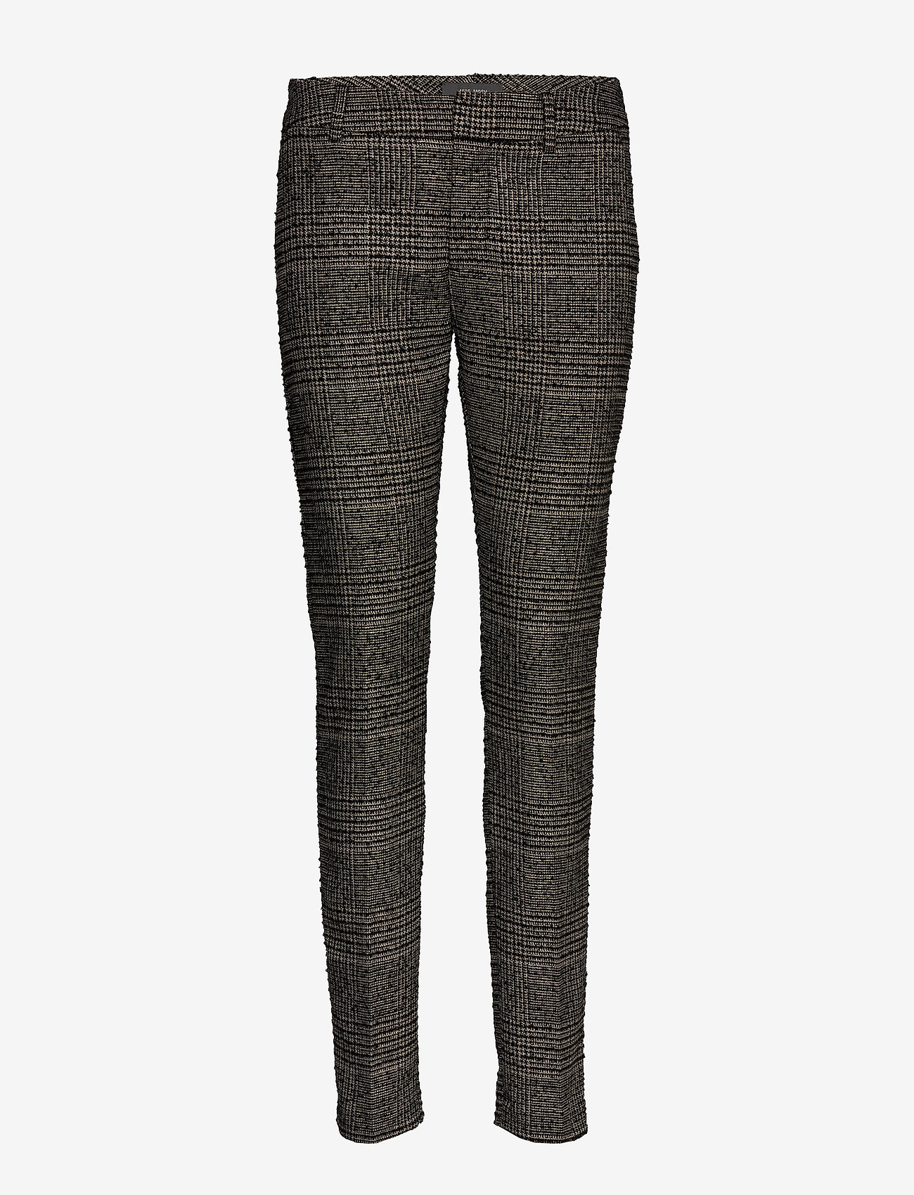 MOS MOSH - Abbey Regular York Pant - black check - 0