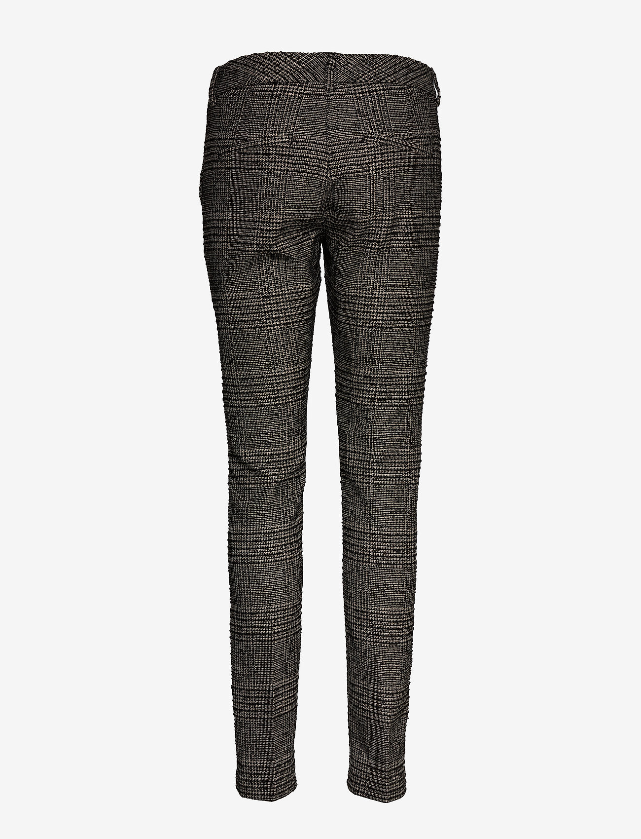 MOS MOSH - Abbey Regular York Pant - black check - 1