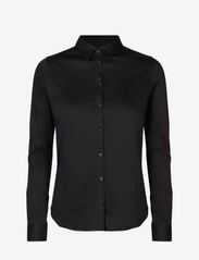 MOS MOSH - MMTina Jersey Shirt - långärmade skjortor - black - 0