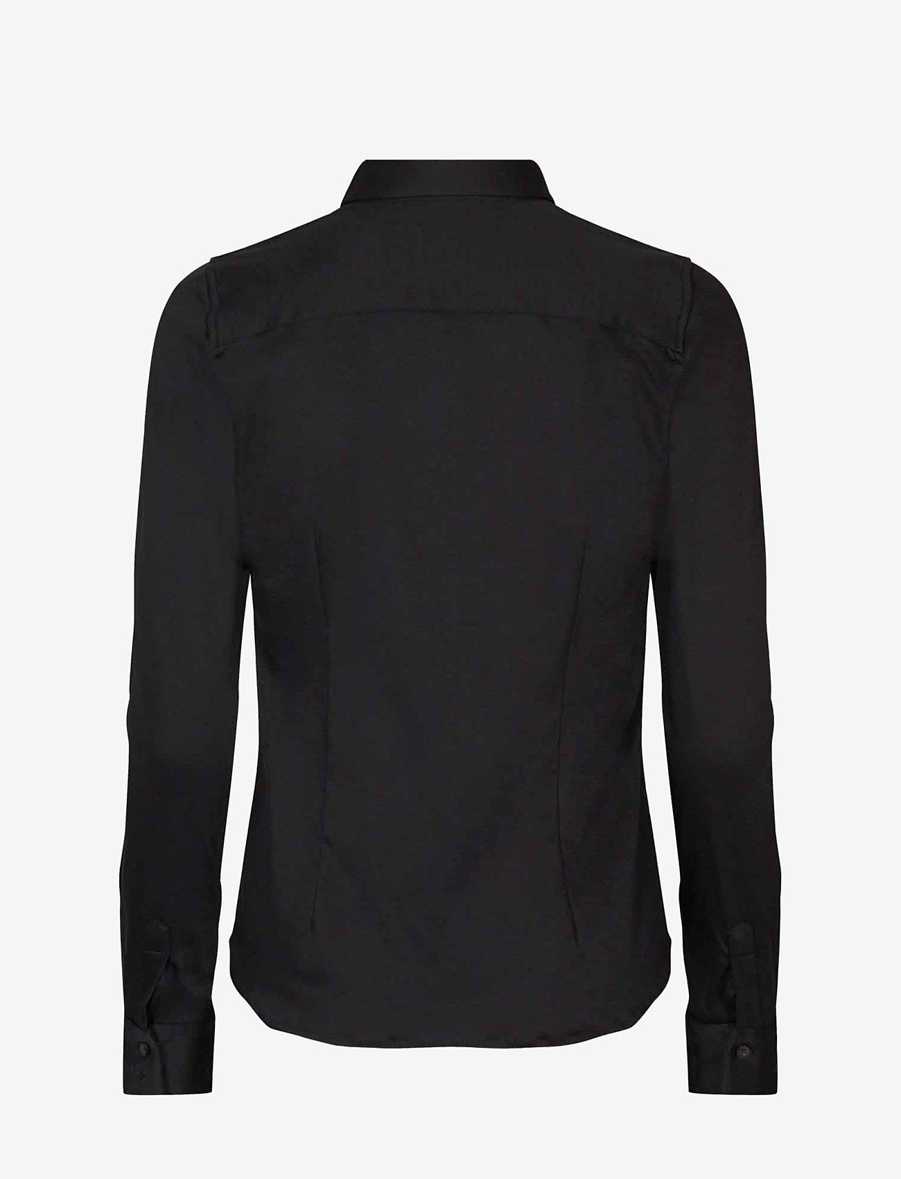 MOS MOSH - MMTina Jersey Shirt - langærmede skjorter - black - 1