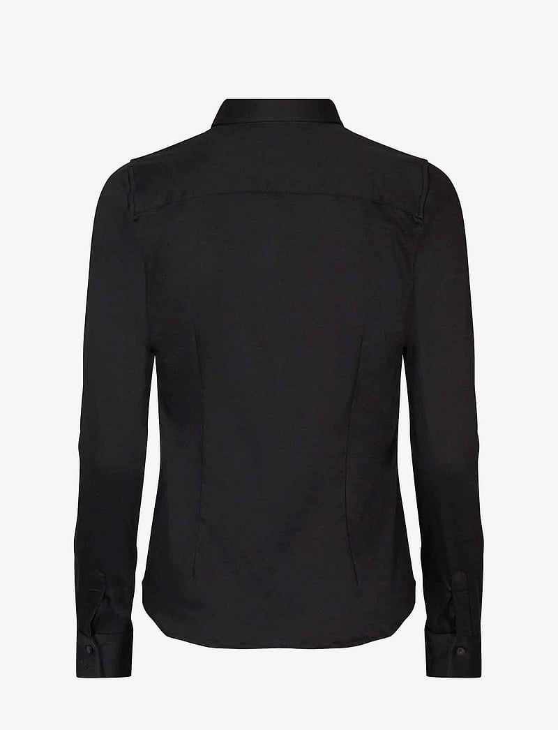 MOS MOSH - MMTina Jersey Shirt - langærmede skjorter - black - 1