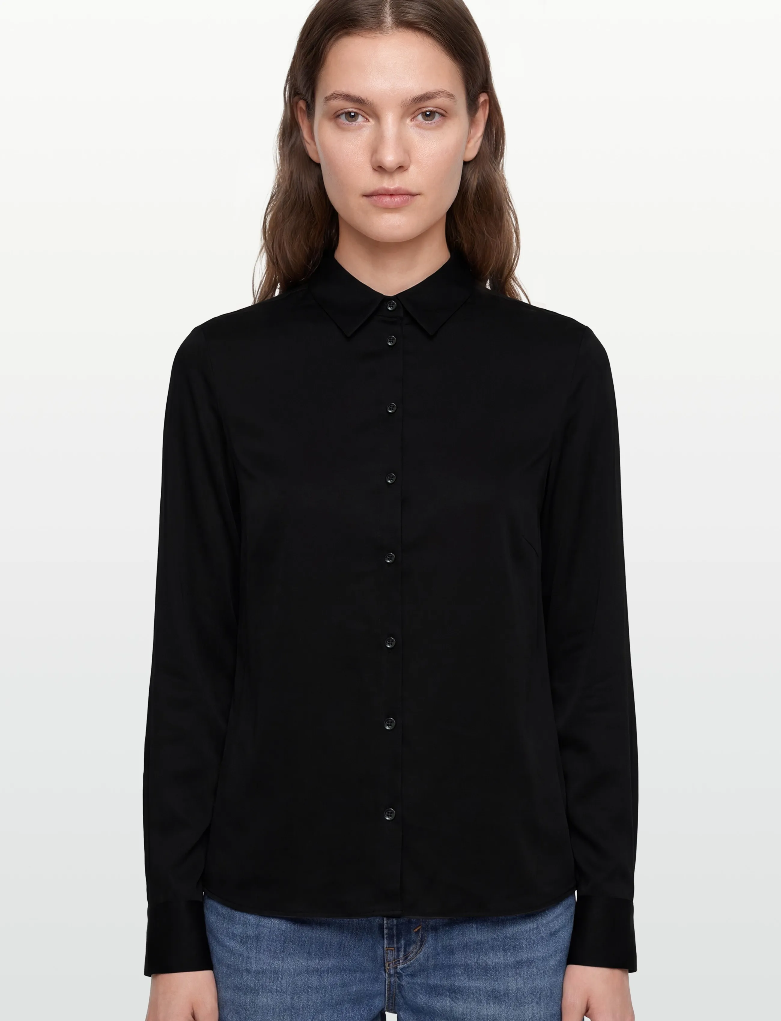 MOS MOSH - MMTina Jersey Shirt - langärmlige hemden - black - 3