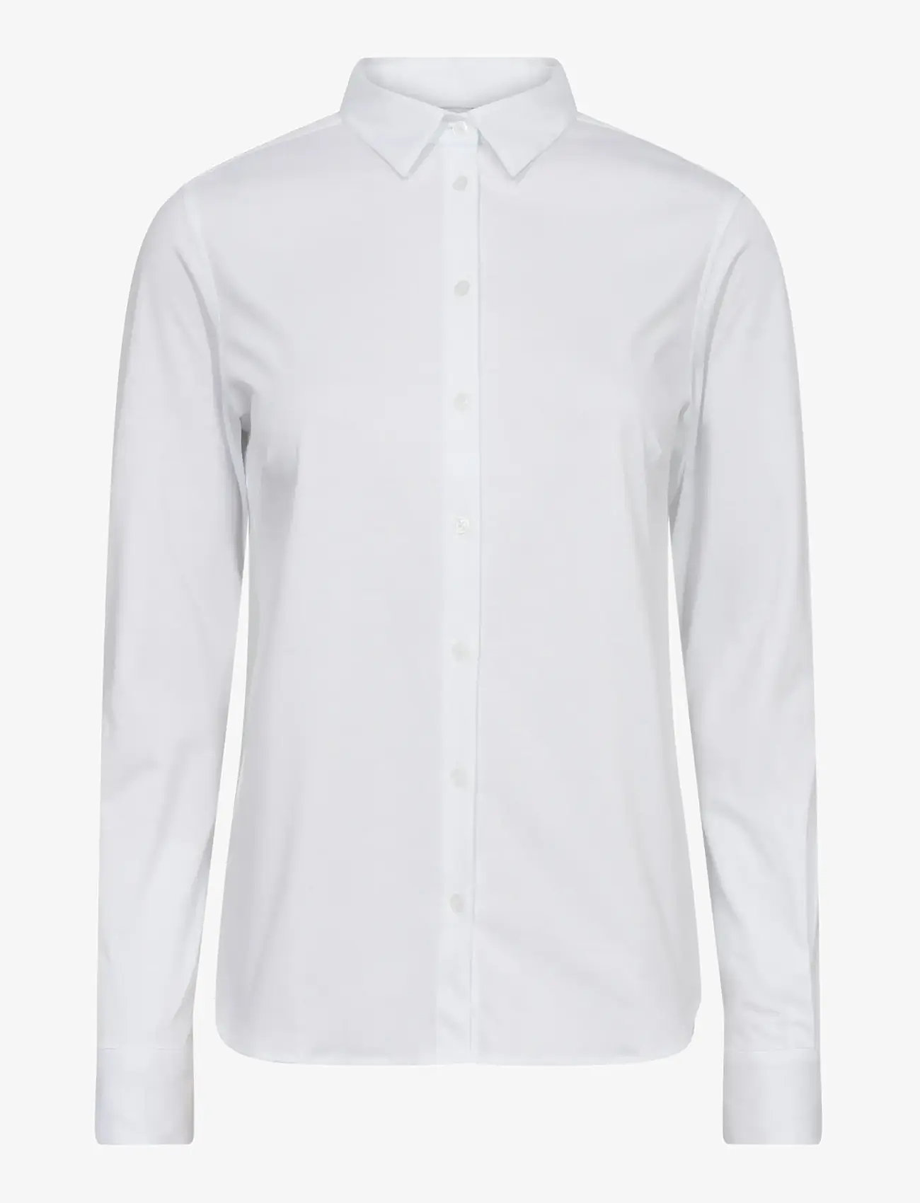 MOS MOSH - MMTina Jersey Shirt - langärmlige hemden - white - 0