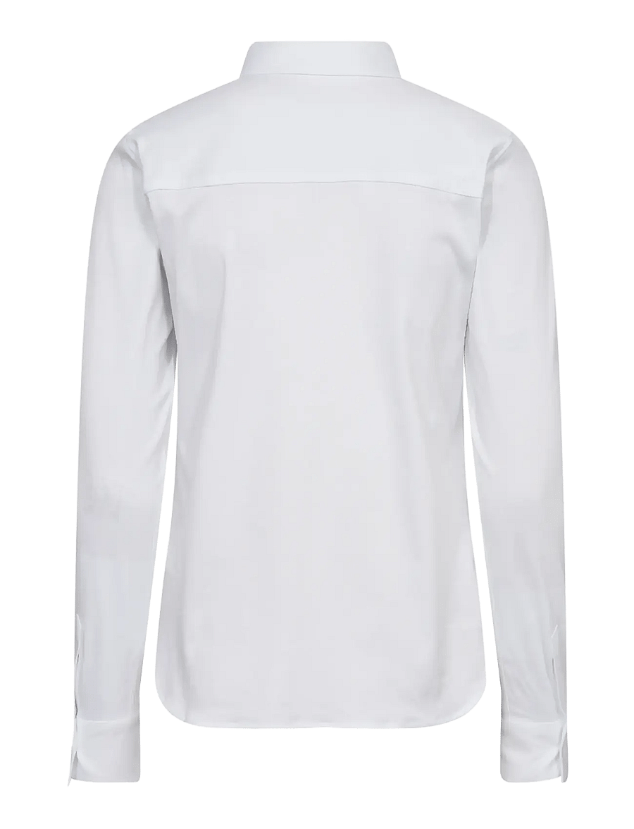 MOS MOSH - MMTina Jersey Shirt - langärmlige hemden - white - 1