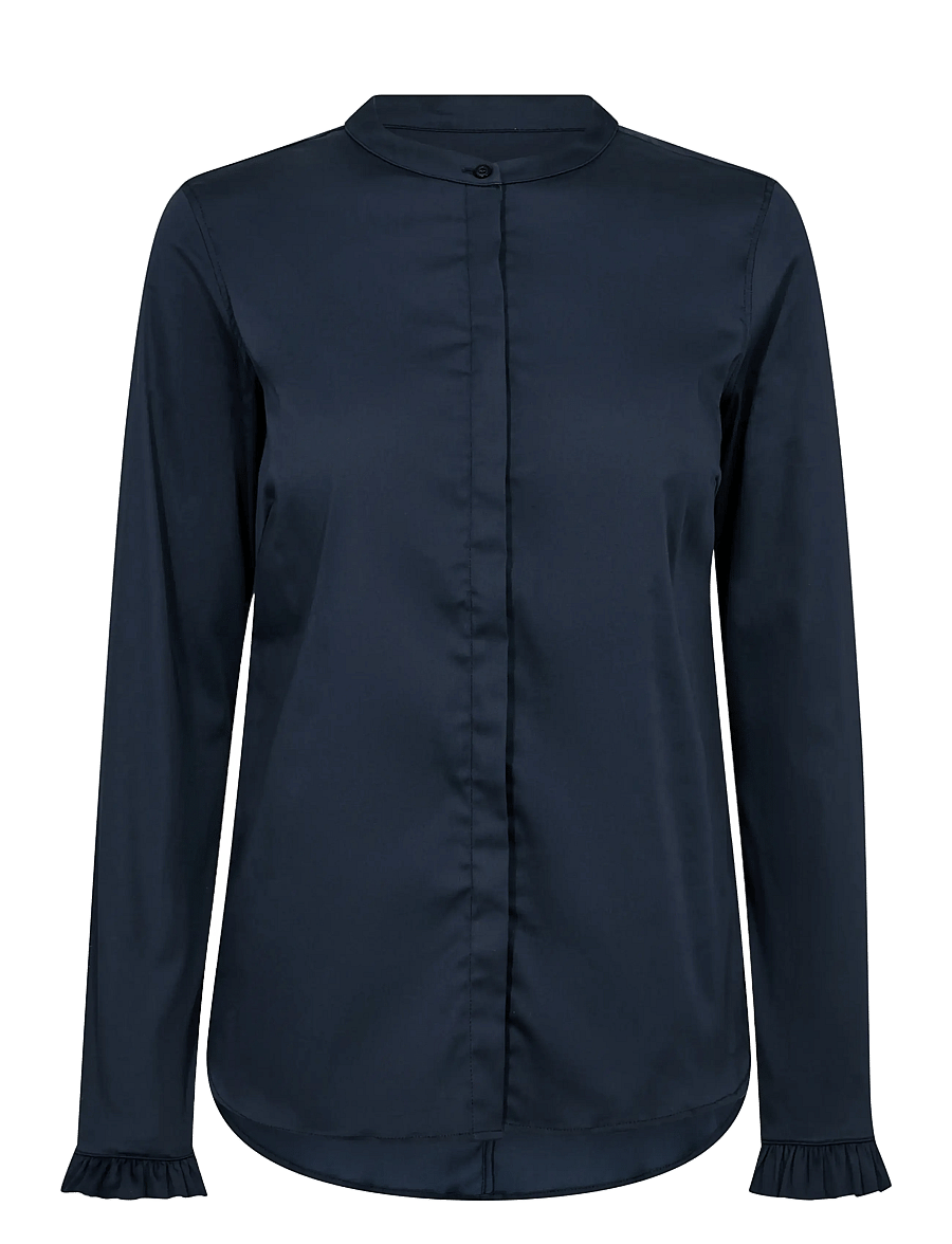 MOS MOSH - Mattie Shirt - langærmede bluser - night blue - 0