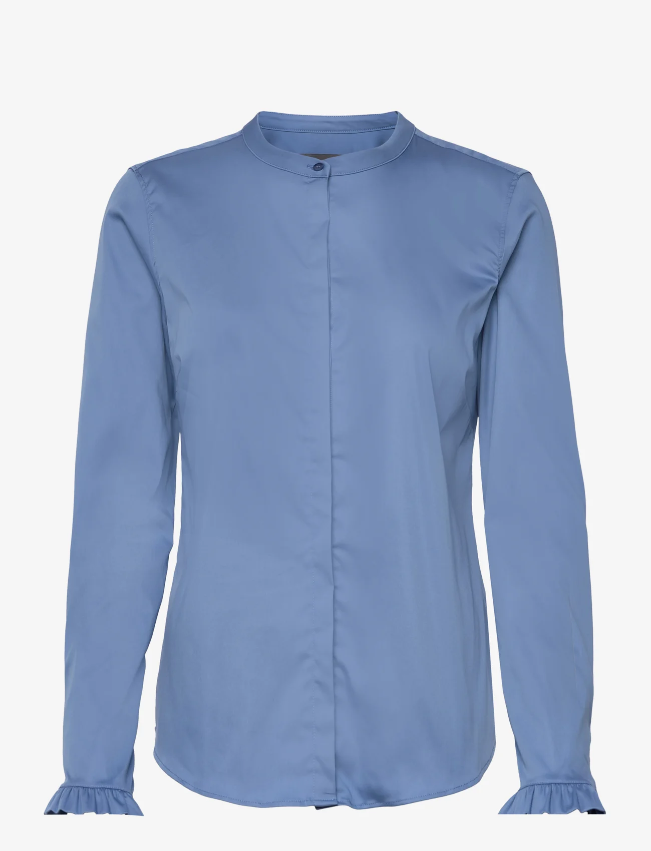 MOS MOSH - Mattie Shirt - long-sleeved blouses - quiet harbor - 0