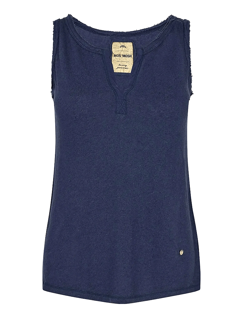 MOS MOSH - Troy Tank Top - tanktops - navy - 0