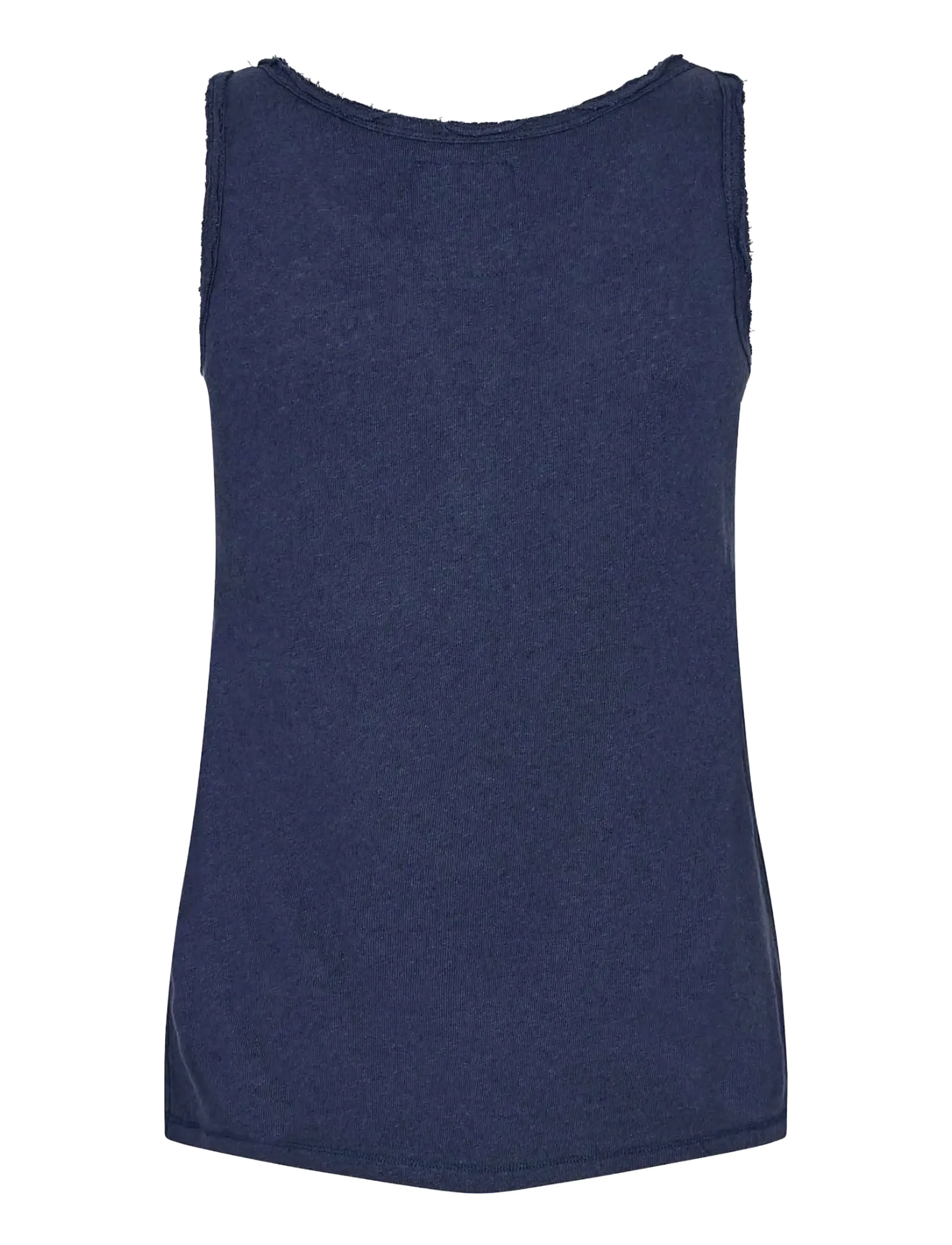 MOS MOSH - Troy Tank Top - sleeveless tops - navy - 1