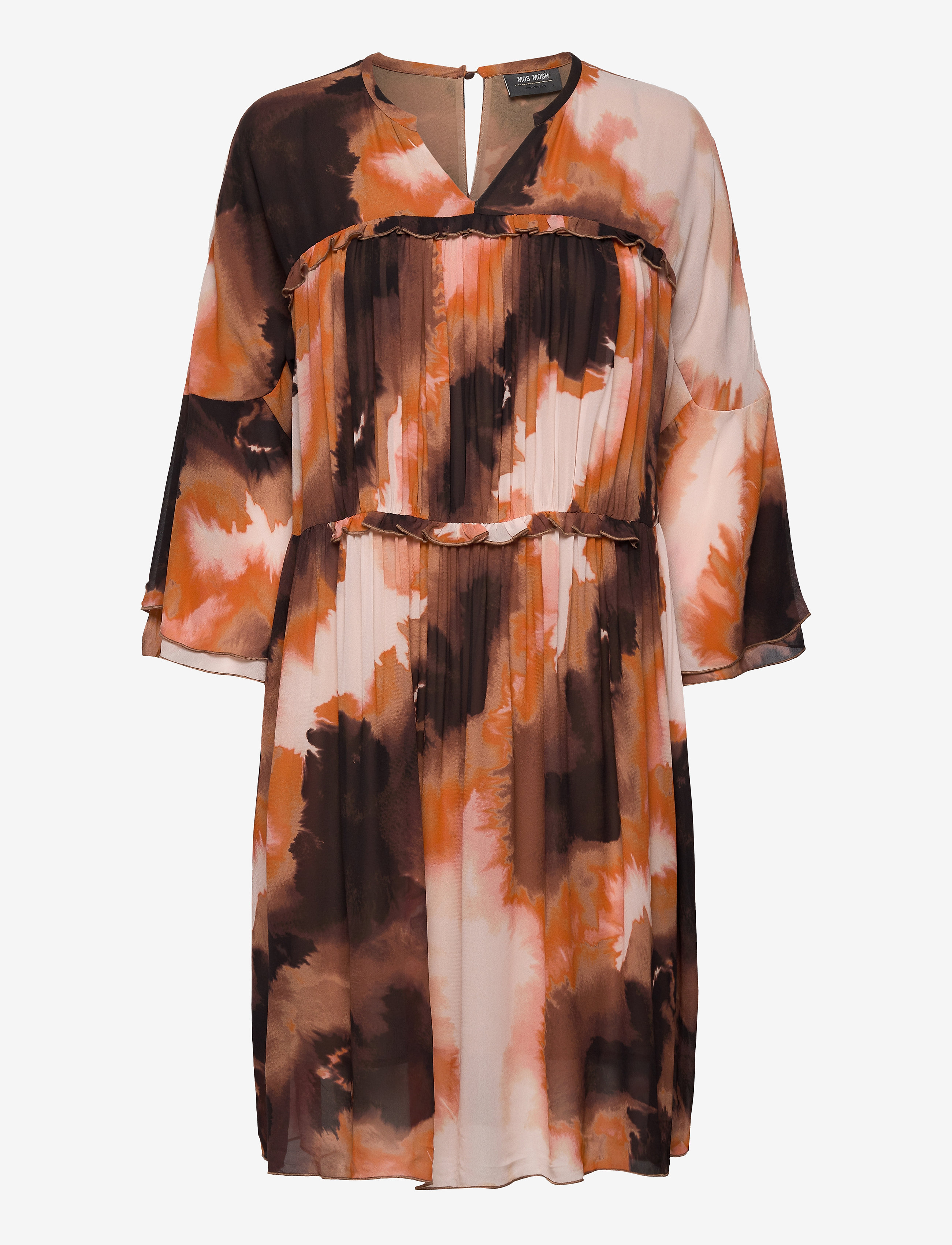 MOS MOSH Cirah Blur Dress - Kjoler - AUTUMN LEAF / multi
