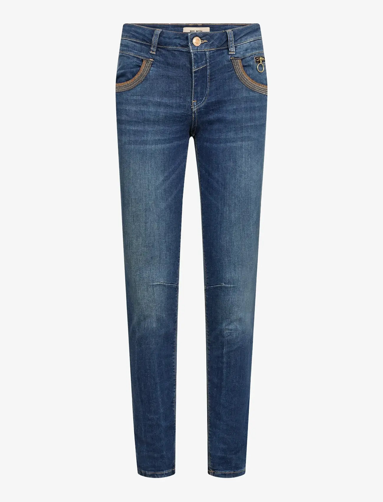 MOS MOSH - MMNaomi Shade Blue Jeans - liibuvad teksad - blue - 1