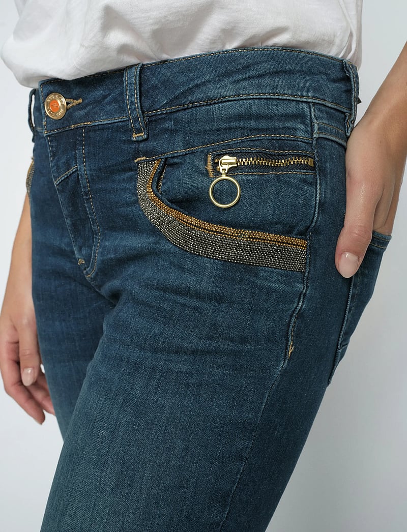 MOS MOSH - MMNaomi Shade Blue Jeans - liibuvad teksad - blue - 3