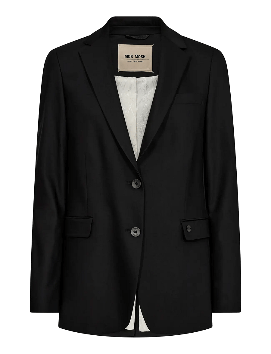 MOS MOSH - MMMary Night Blazer - enkelknäppta kavajer - black - 0