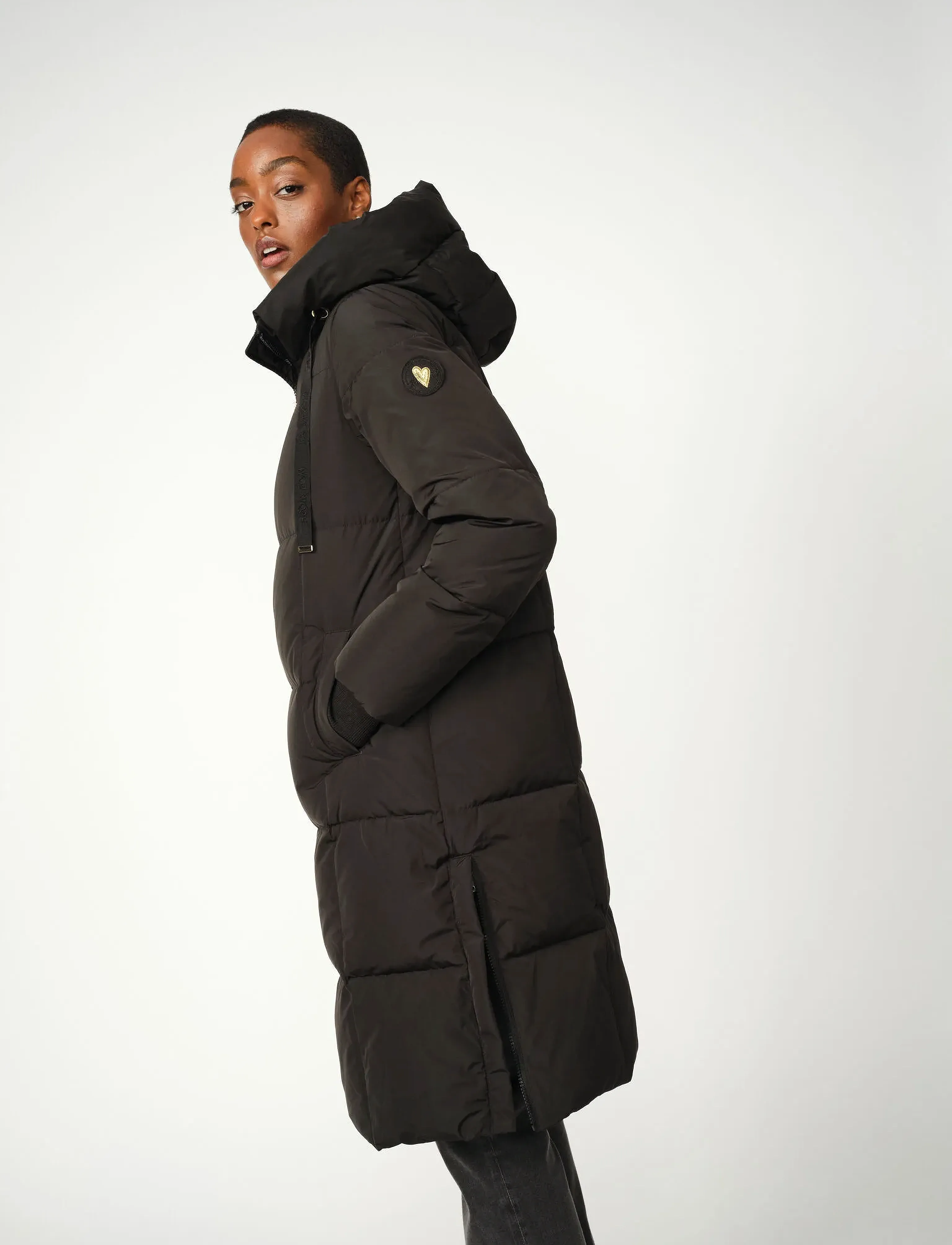 MOS MOSH - MMNova Square Down Coat - Üleriided - black - 5